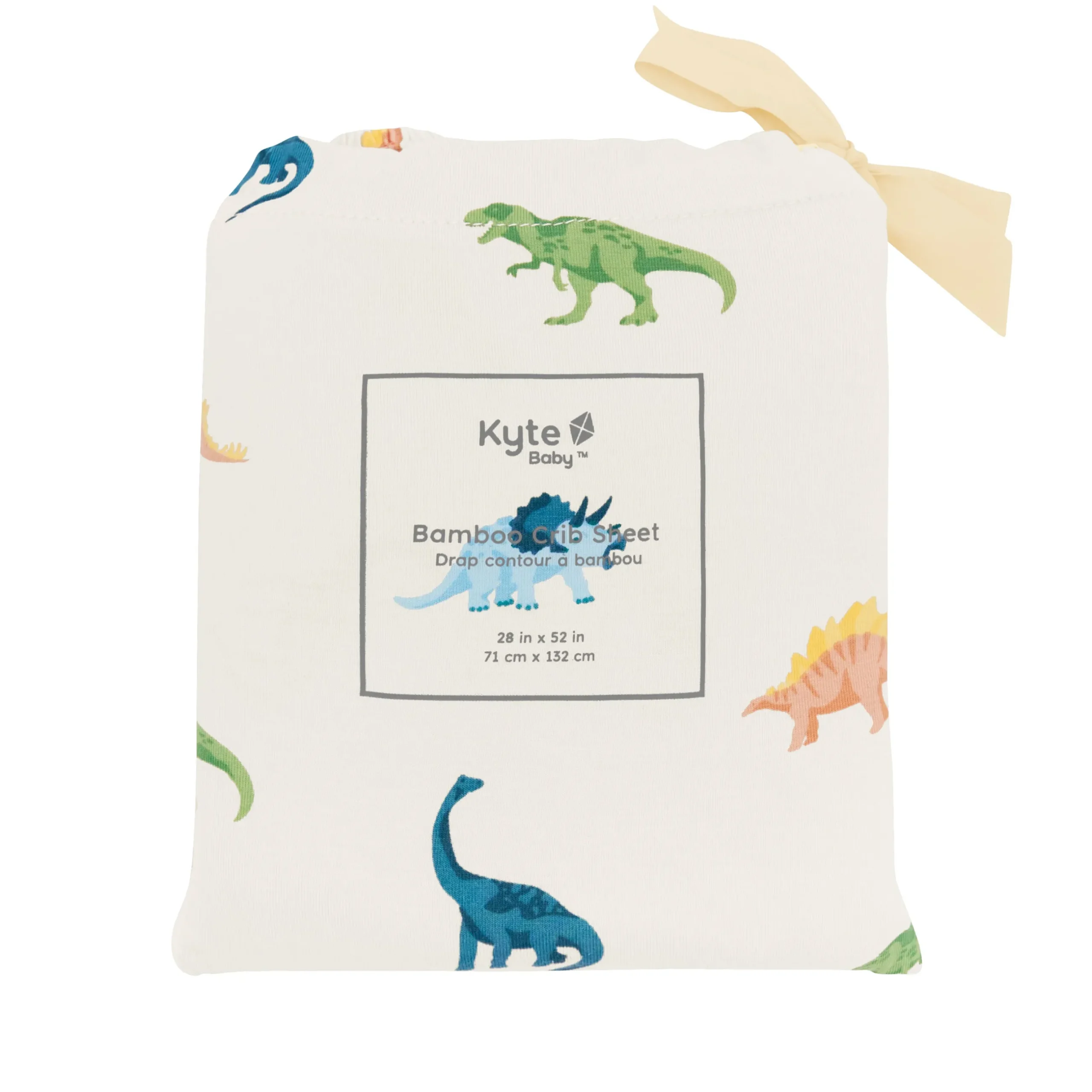 Hot Kyte Baby Crib Sheet in Ecru Roar