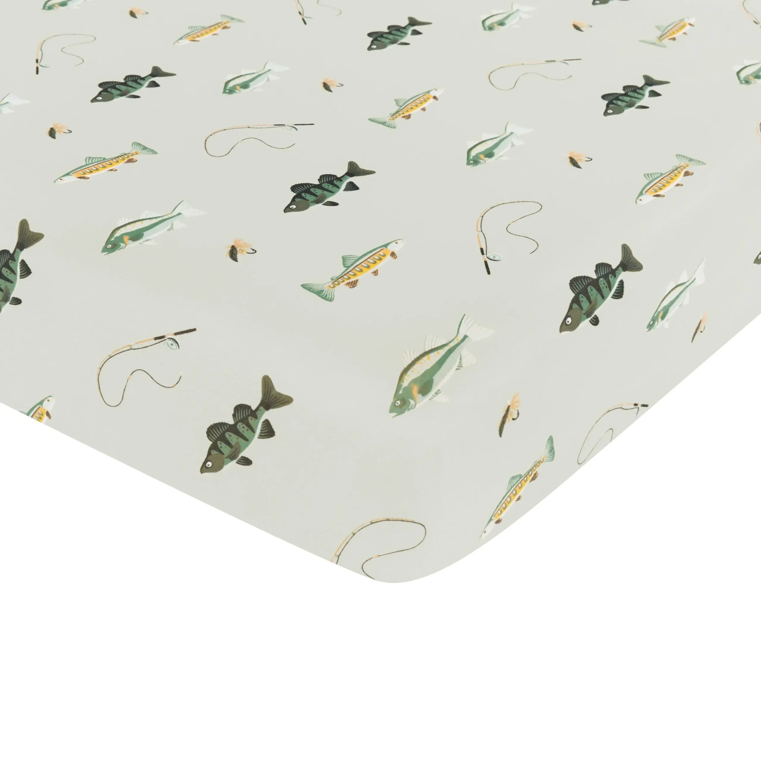 Best Kyte Baby Crib Sheet in Fishing