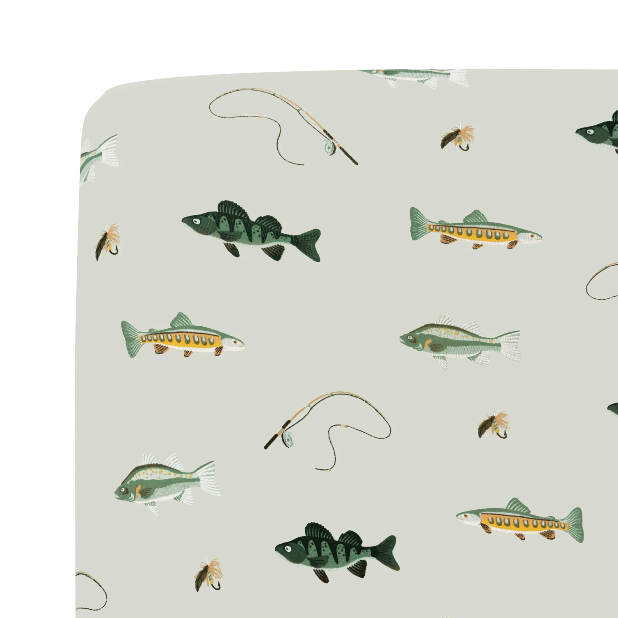 Best Kyte Baby Crib Sheet in Fishing