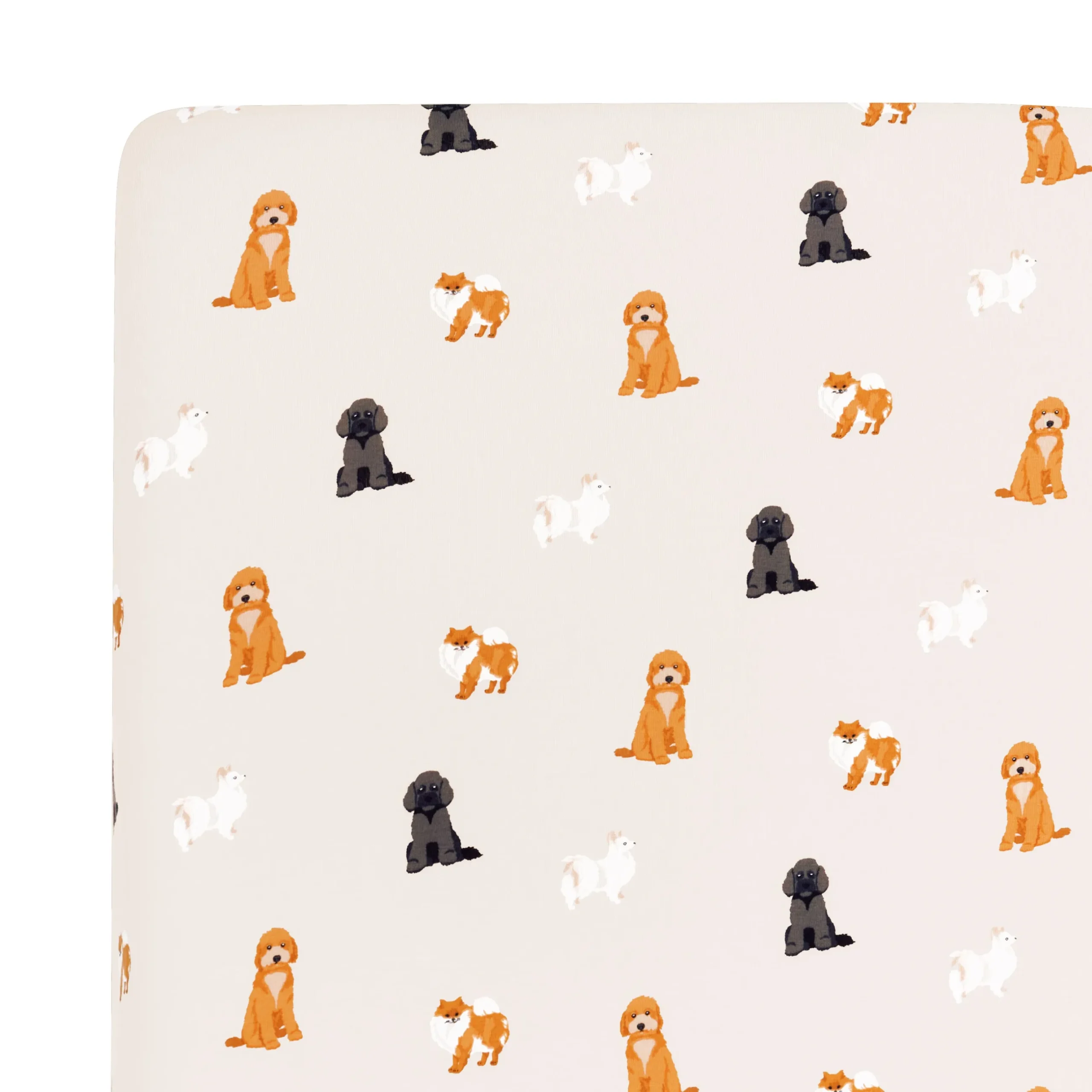 Best Kyte Baby Crib Sheet in Fluffy Dog