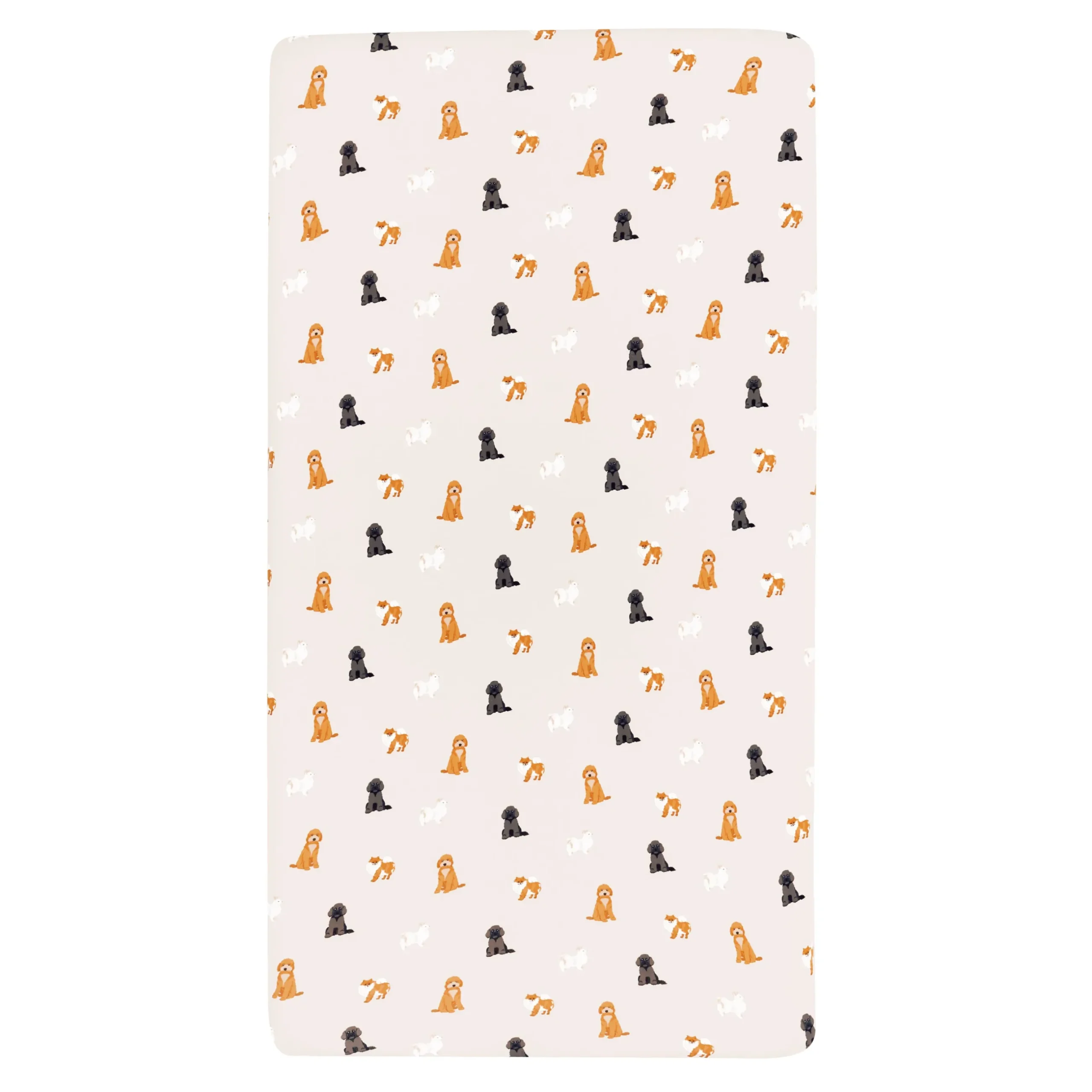 Best Kyte Baby Crib Sheet in Fluffy Dog