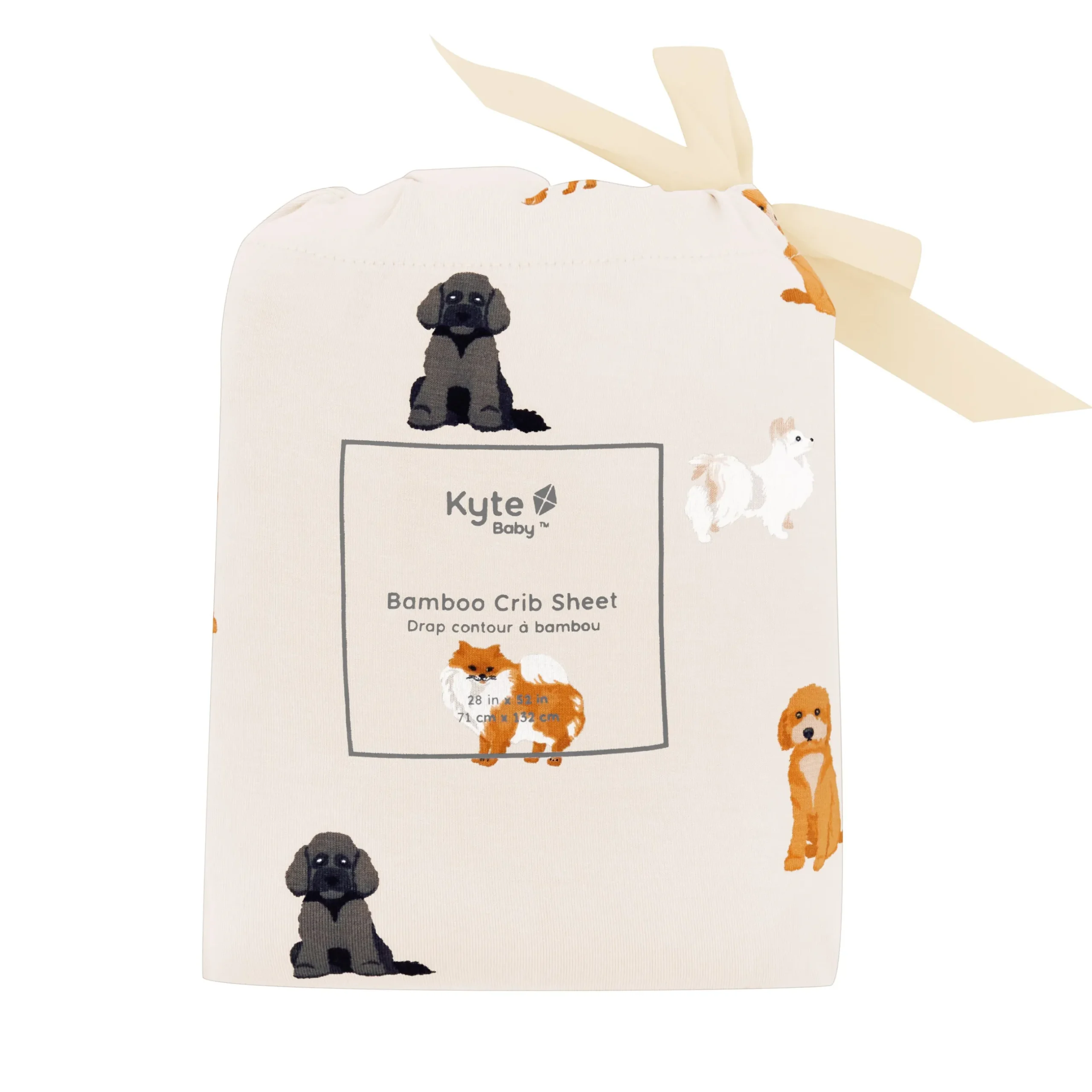 Best Kyte Baby Crib Sheet in Fluffy Dog