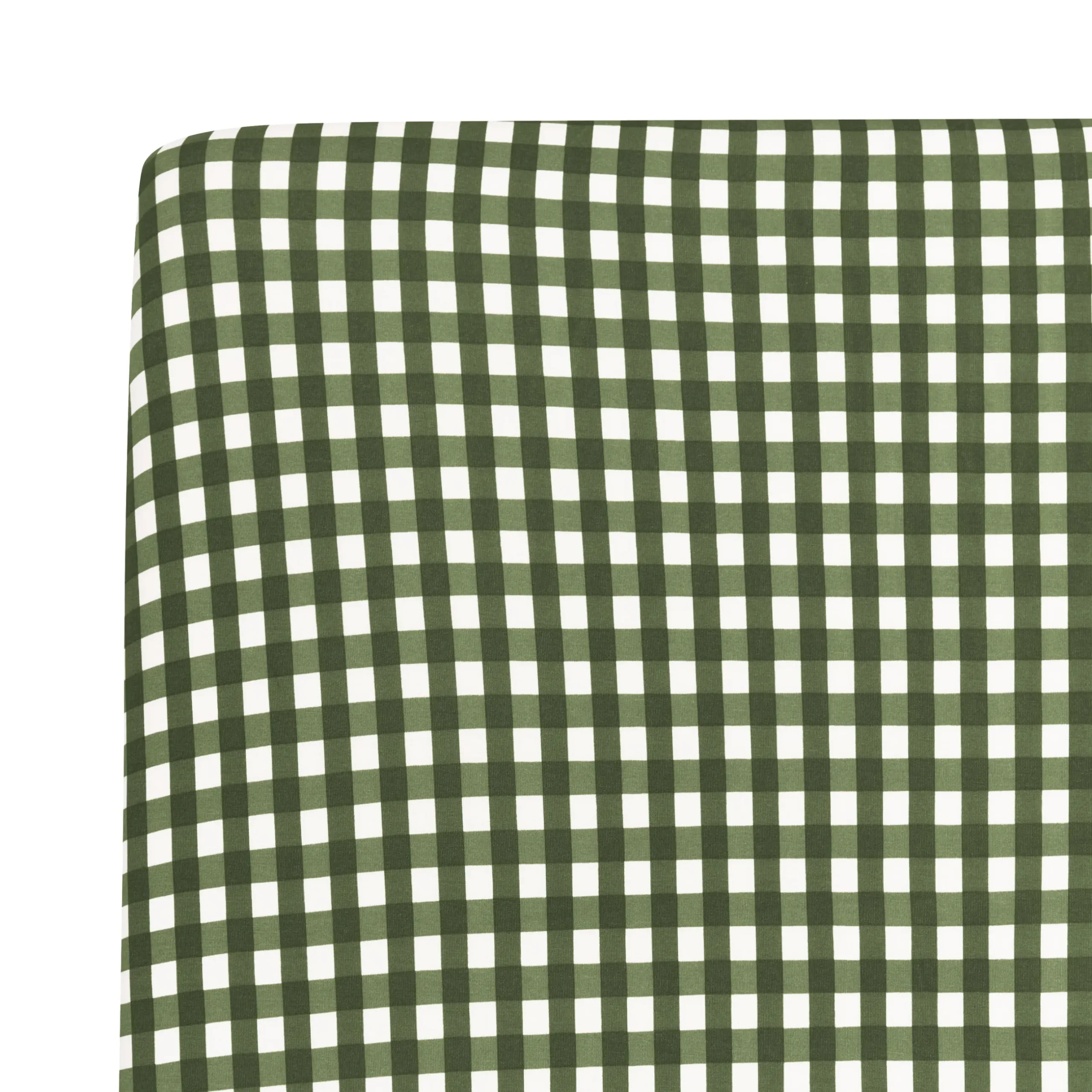 Outlet Kyte Baby Crib Sheet in Gingham Fir
