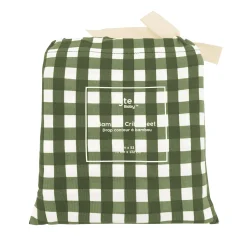 Outlet Kyte Baby Crib Sheet in Gingham Fir