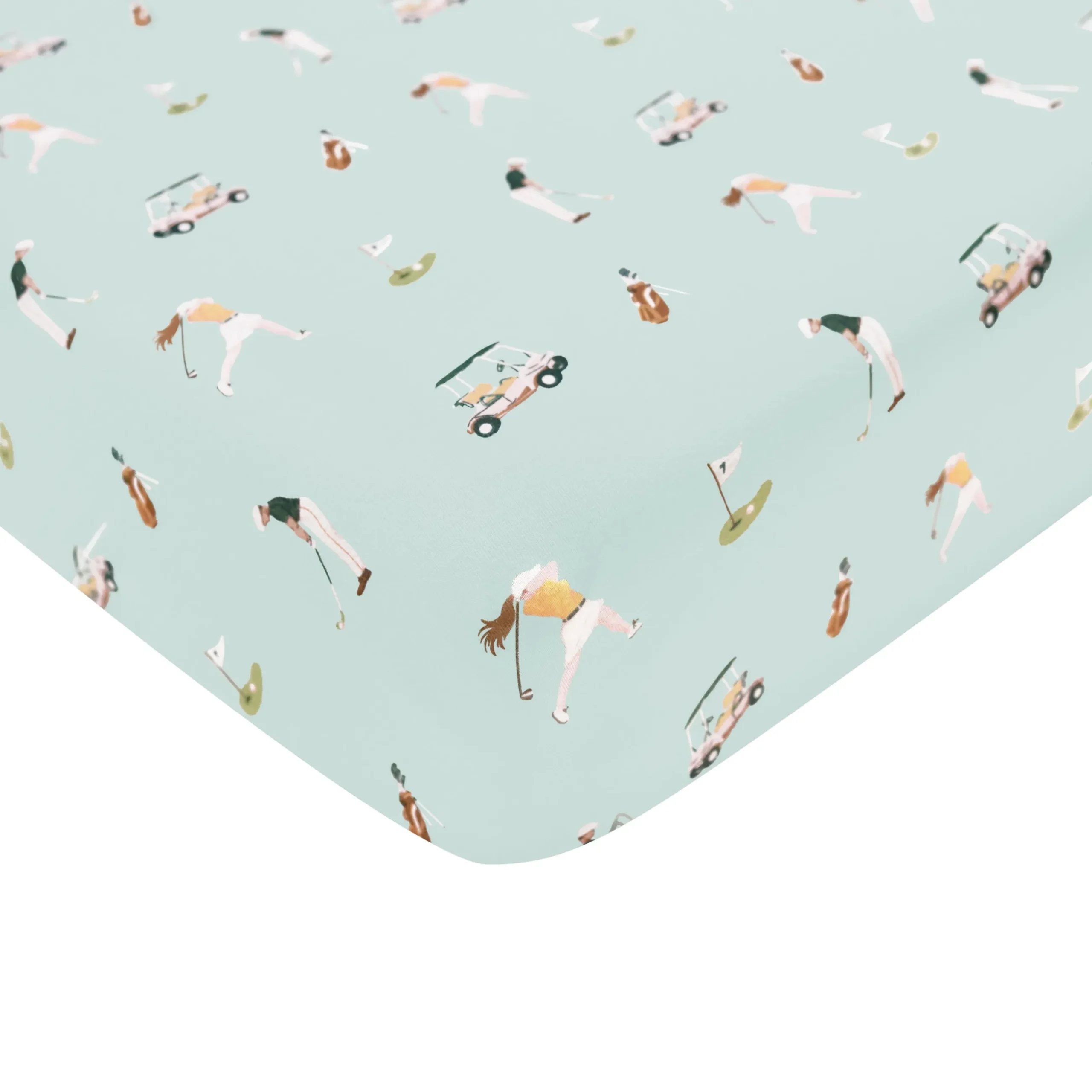 Best Kyte Baby Crib Sheet in Golf