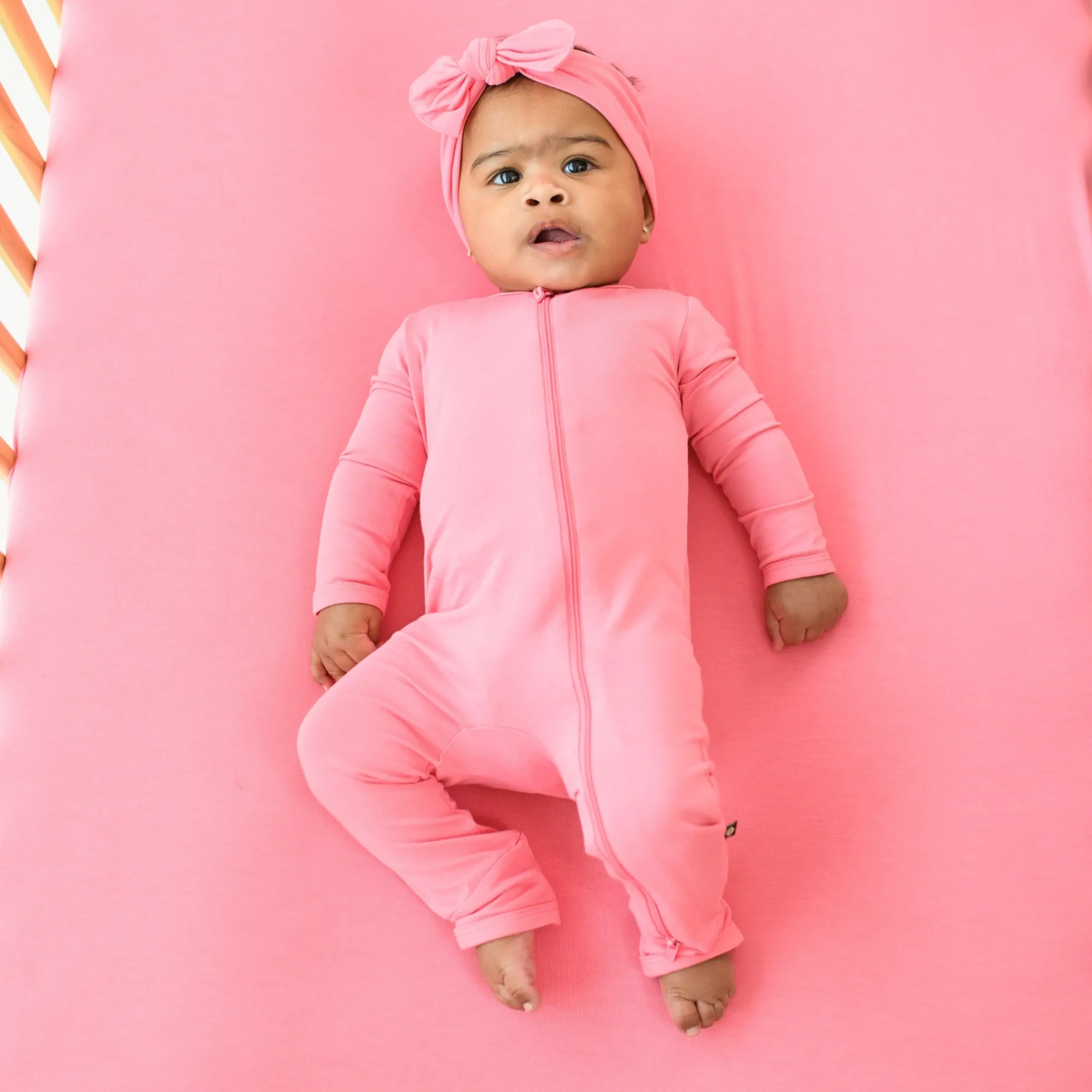 Online Kyte Baby Crib Sheet in Guava