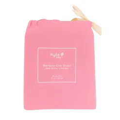 Online Kyte Baby Crib Sheet in Guava