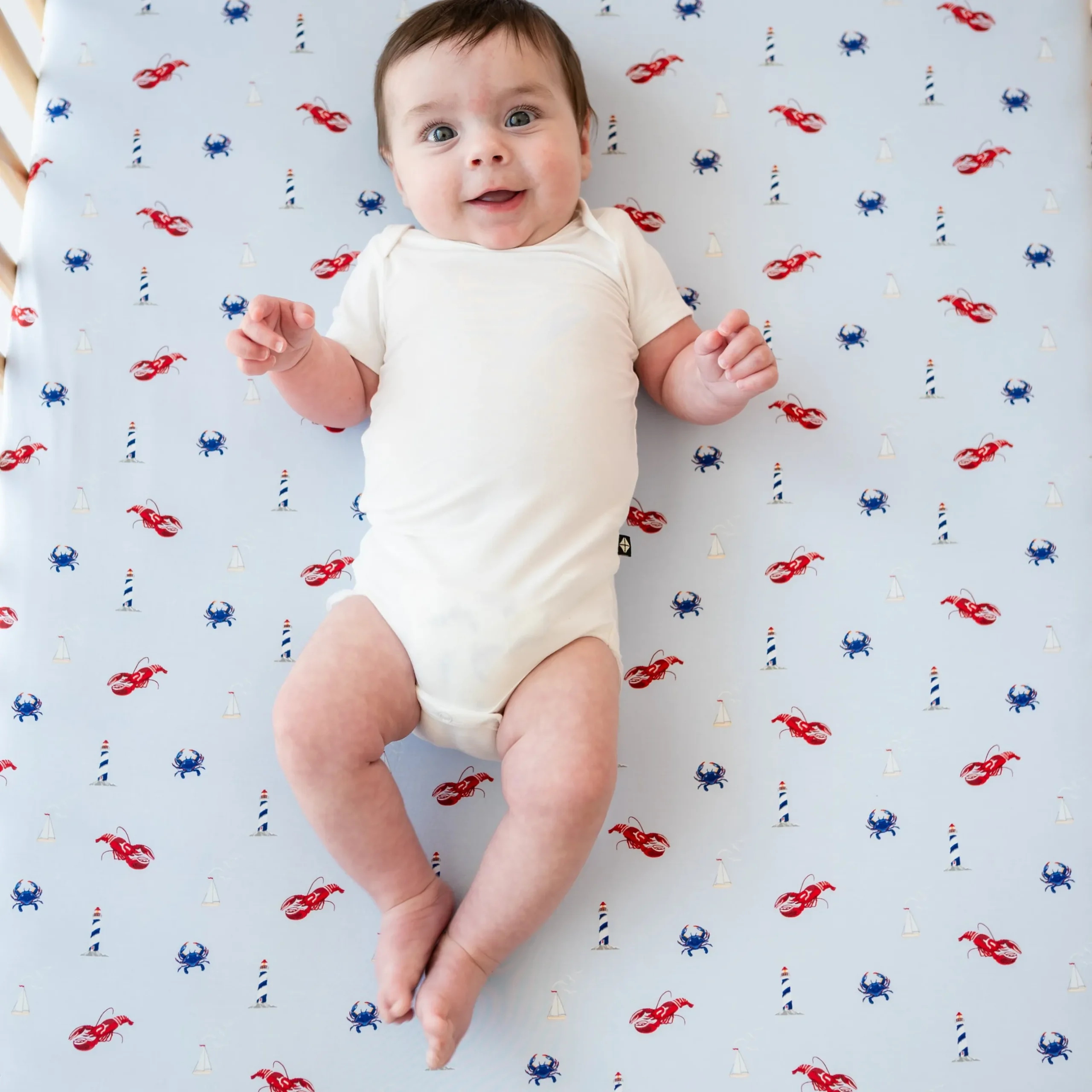 Clearance Kyte Baby Crib Sheet in Harbor