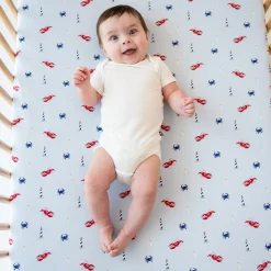 Clearance Kyte Baby Crib Sheet in Harbor