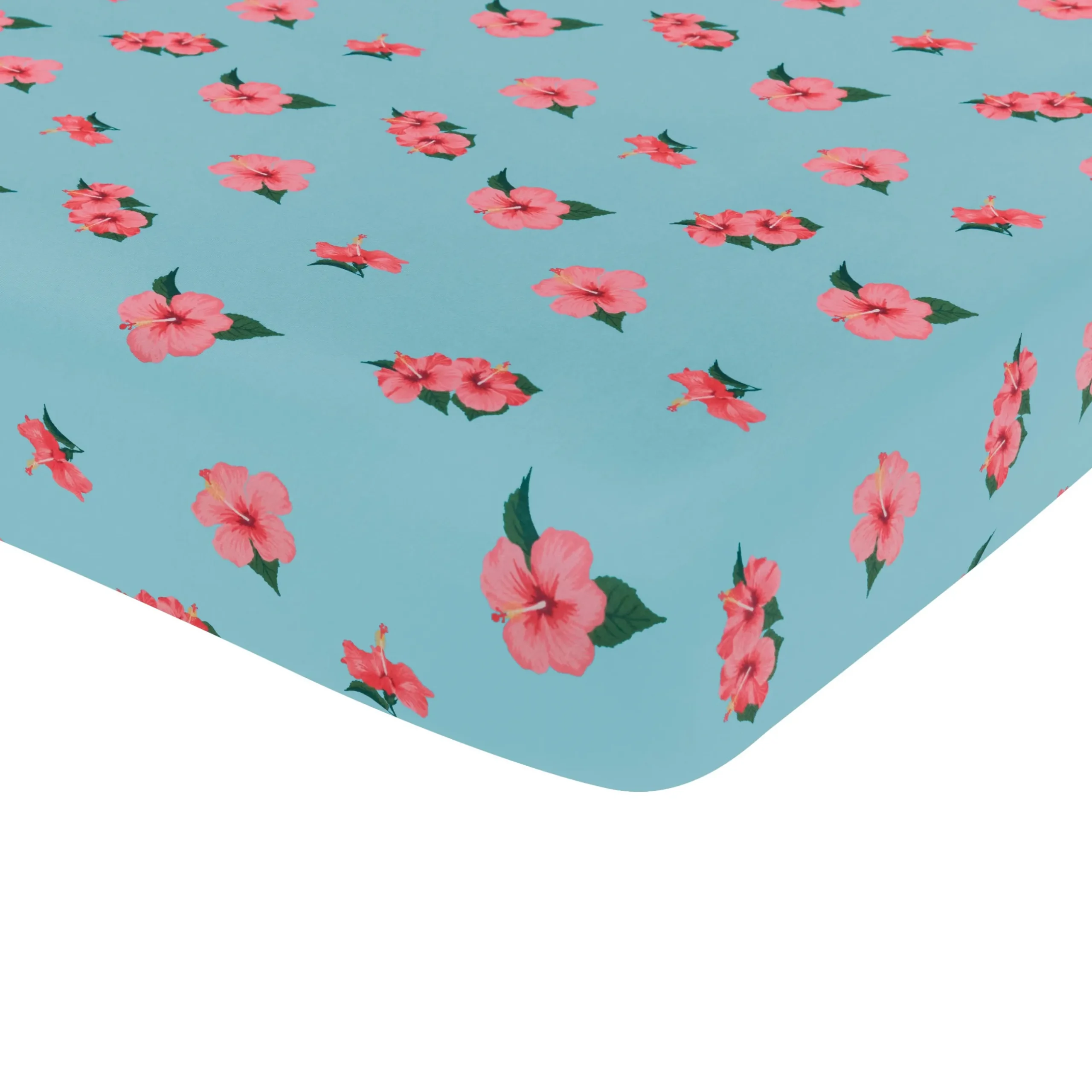 Hot Kyte Baby Crib Sheet in Hibiscus