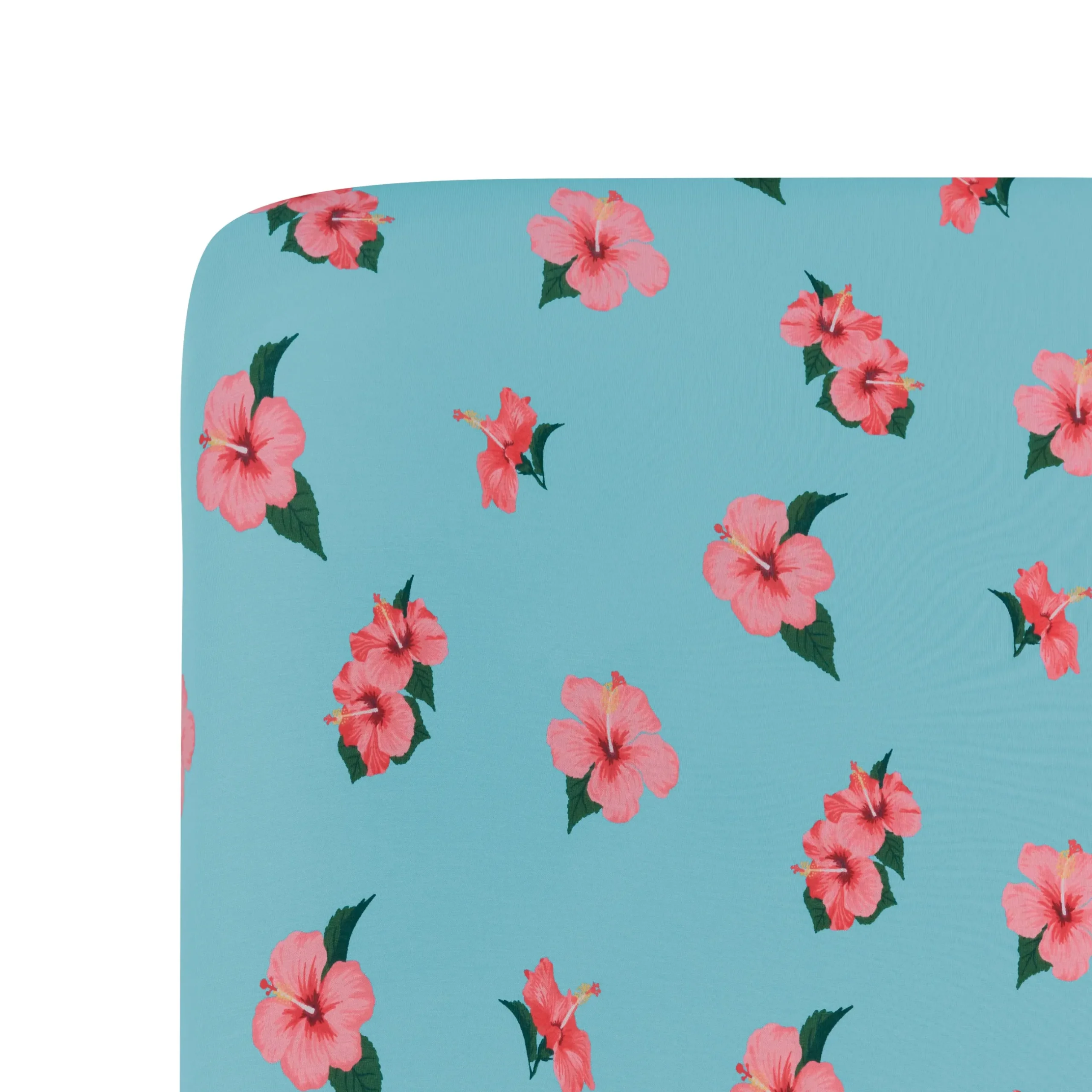 Hot Kyte Baby Crib Sheet in Hibiscus