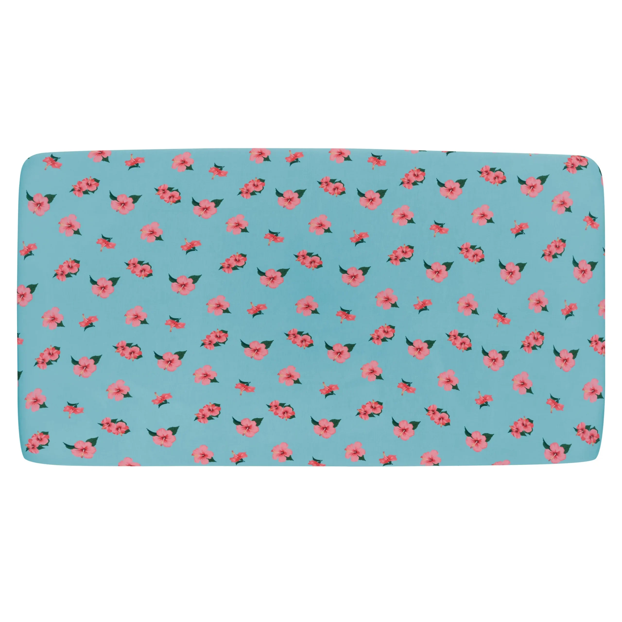 Hot Kyte Baby Crib Sheet in Hibiscus