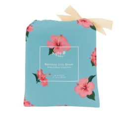 Hot Kyte Baby Crib Sheet in Hibiscus