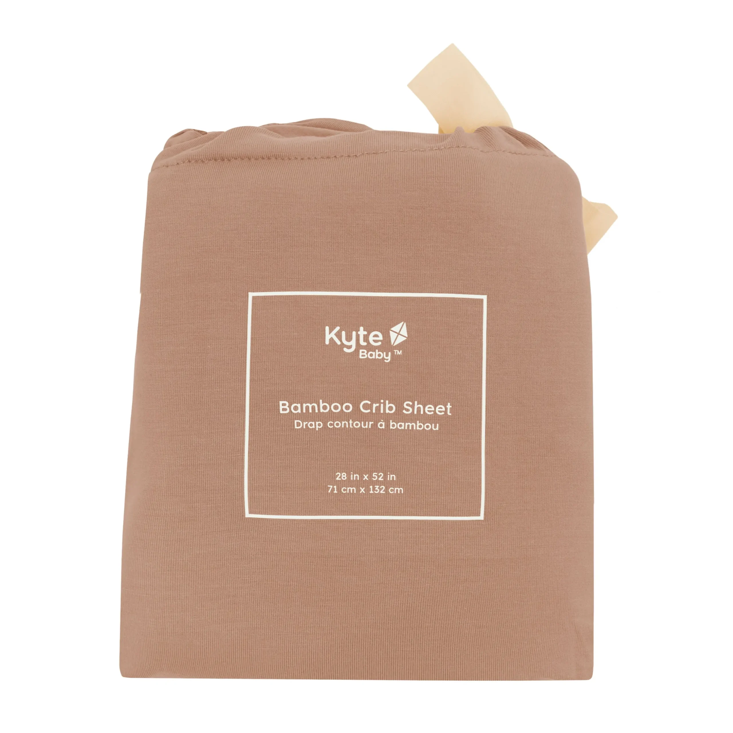 Discount Kyte Baby Crib Sheet in Latte