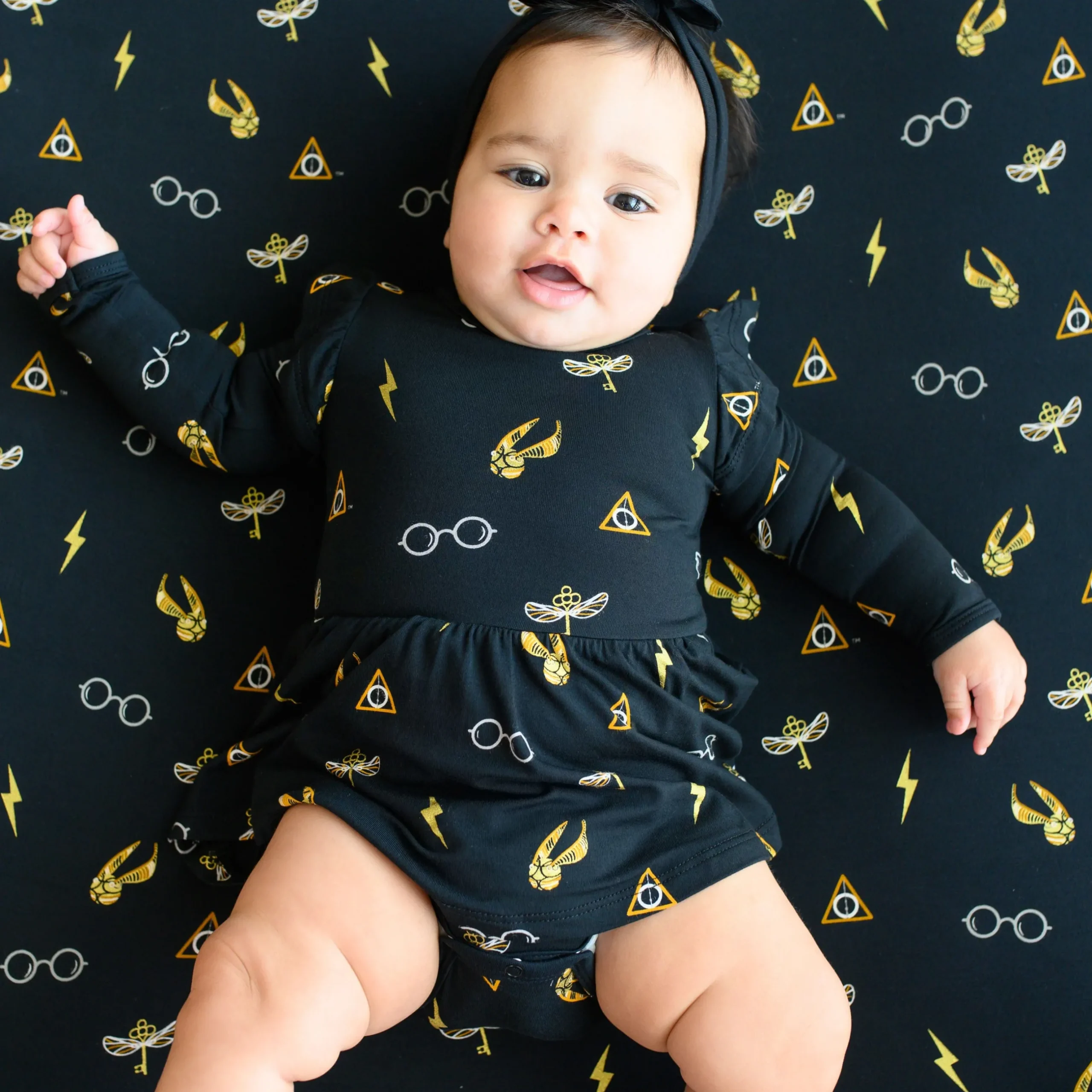 Kyte Baby Crib Sheet in Midnight Icon