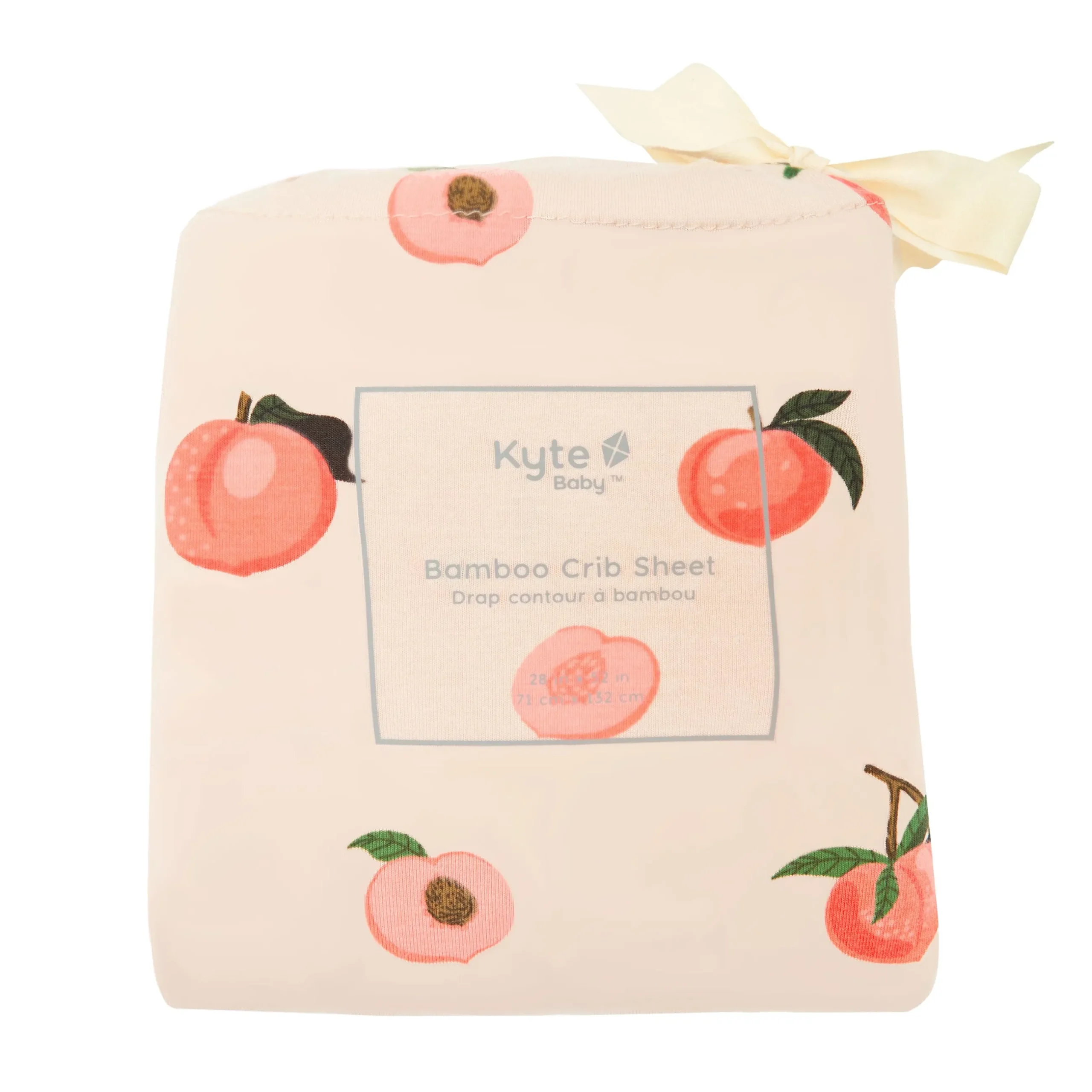 Hot Kyte Baby in Peach Crib Sheet