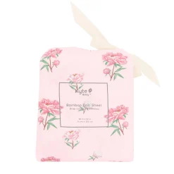Kyte Baby Crib Sheet in Sakura Peony