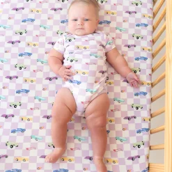 Hot Kyte Baby Crib Sheet in Sparkles and Speed