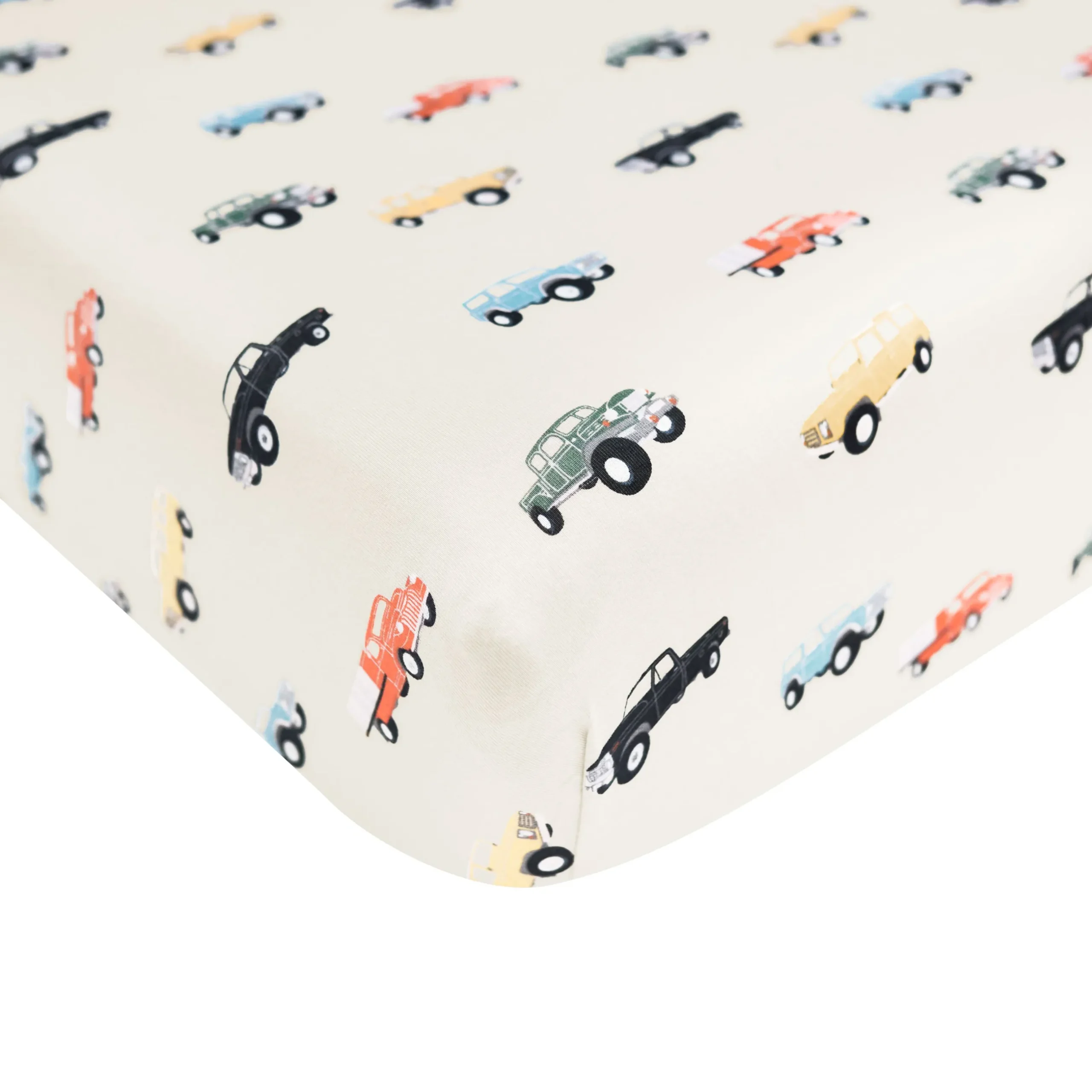 Best Kyte Baby Crib Sheet in Vintage Truck