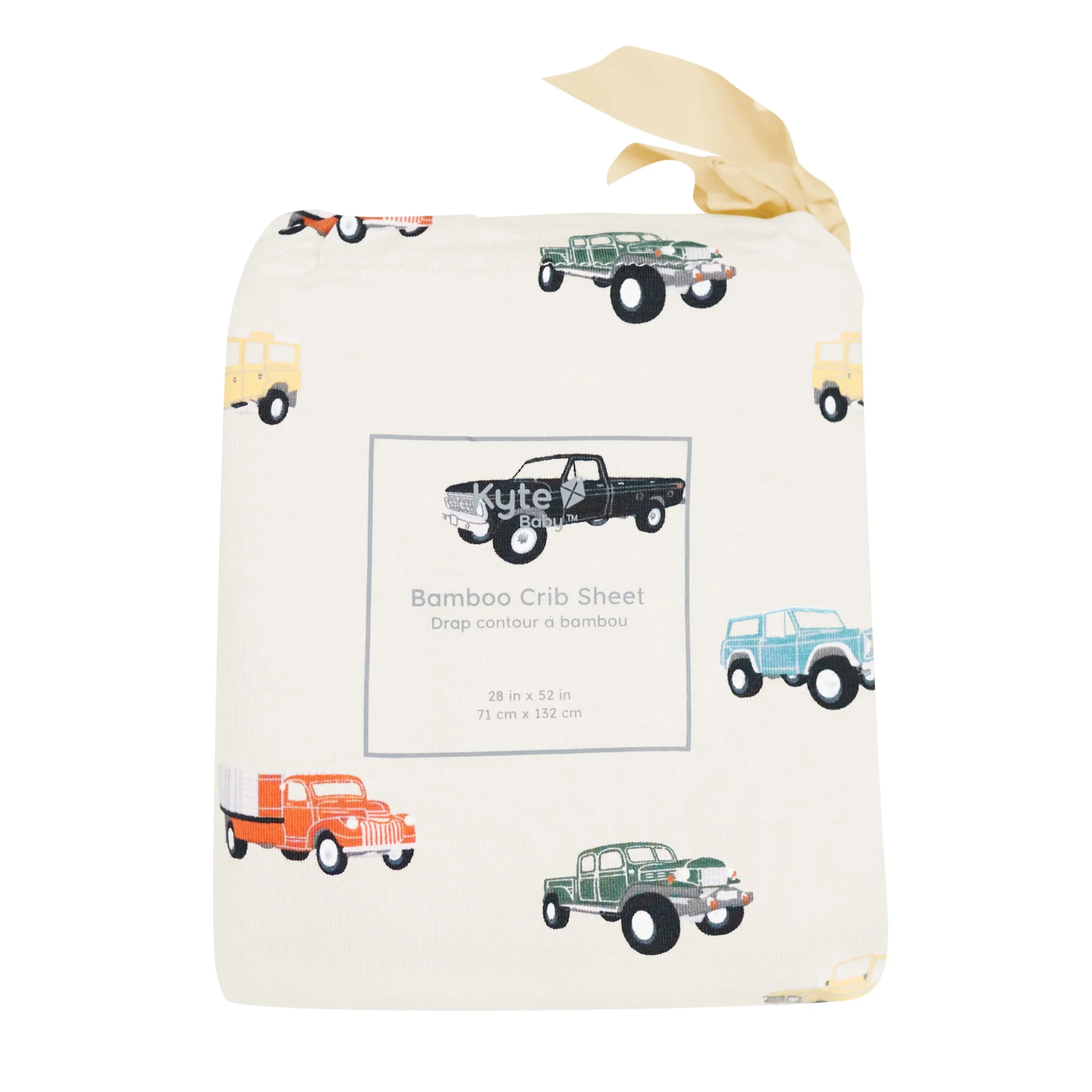 Best Kyte Baby Crib Sheet in Vintage Truck