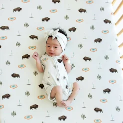 Sale Kyte Baby Crib Sheet in Yellowstone