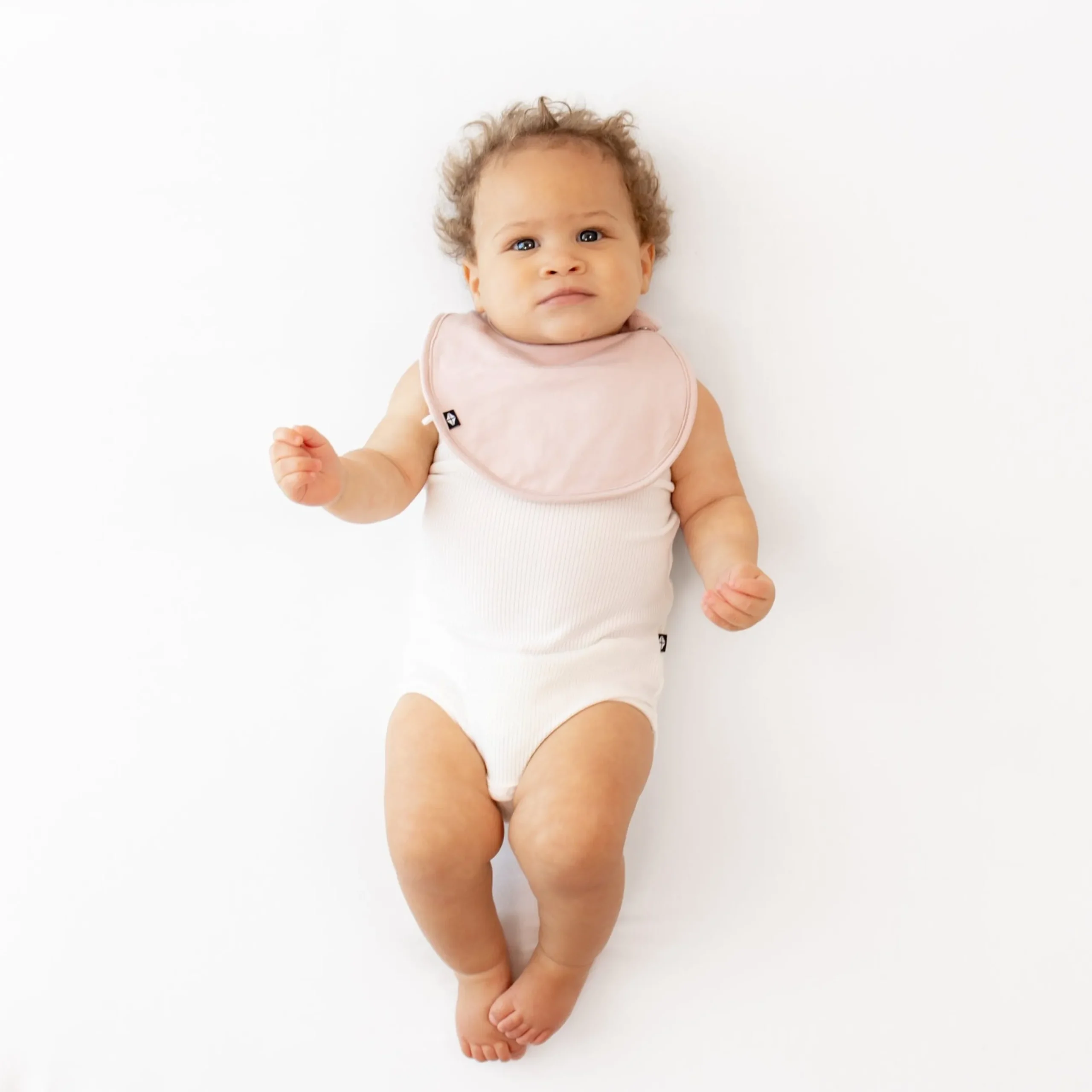 New Kyte Baby Cushy Bib in Blush