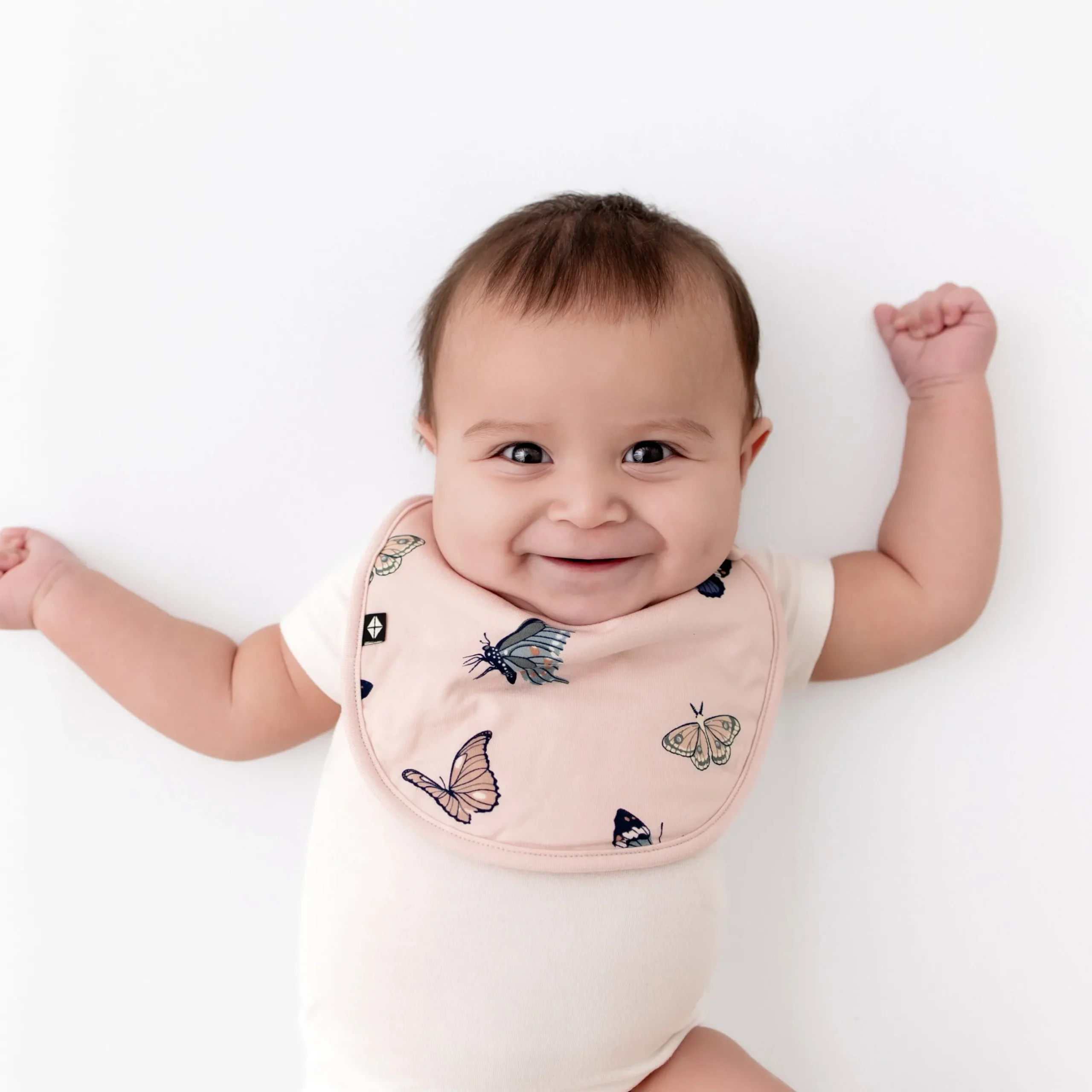 Outlet Kyte Baby Cushy Bib in Blush Butterfly Default Title