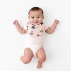 Outlet Kyte Baby Cushy Bib in Blush Butterfly Default Title