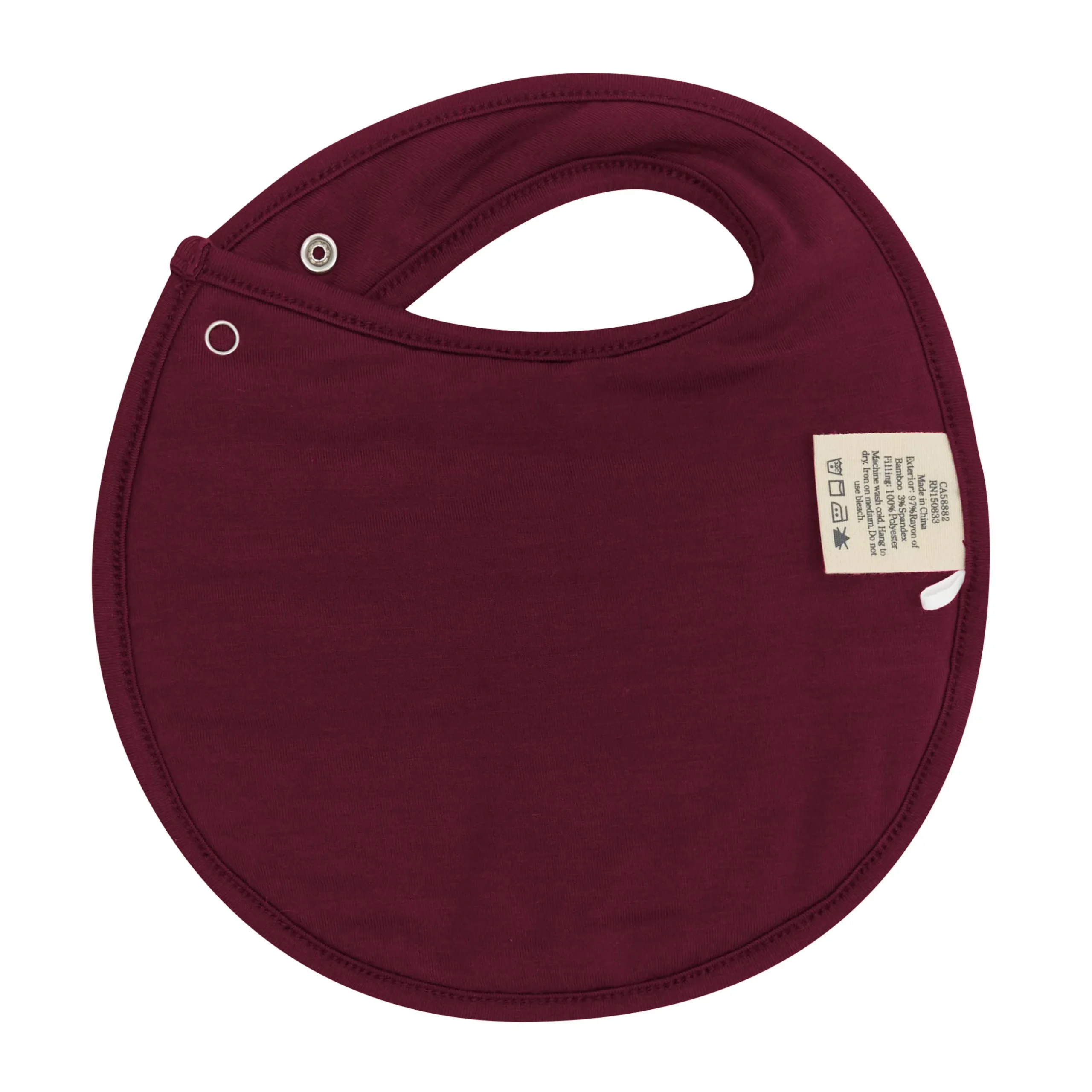 Kyte Baby Cushy Bib in Burgundy