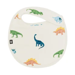 Kyte Baby Cushy Bib in Ecru Roar