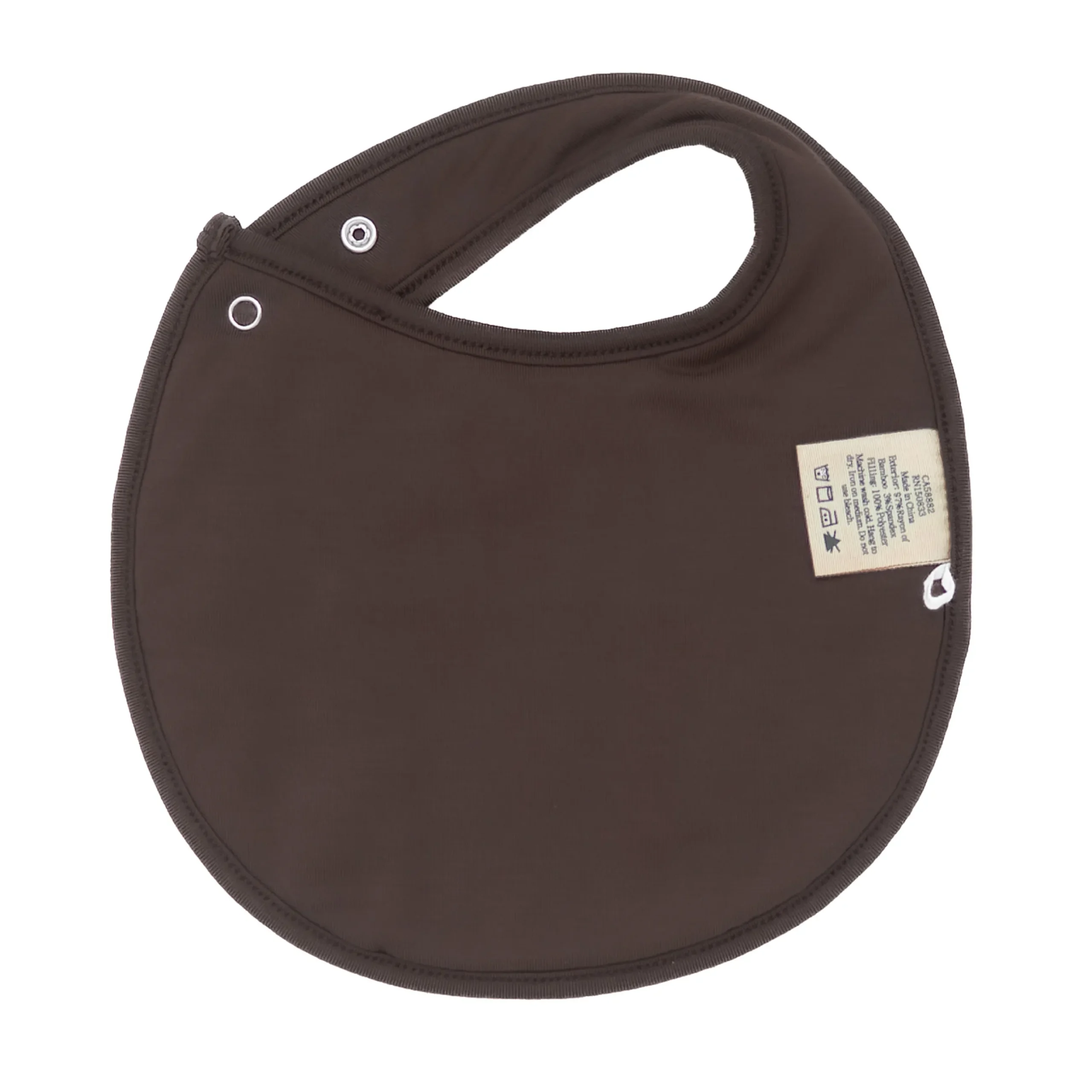 Hot Kyte Baby Cushy Bib in Espresso
