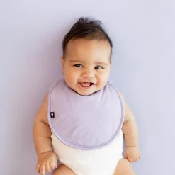 Hot Kyte Baby Cushy Bib in Taro