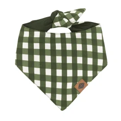 New Kyte Baby Dog Bandana in Gingham Fir
