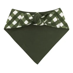 New Kyte Baby Dog Bandana in Gingham Fir