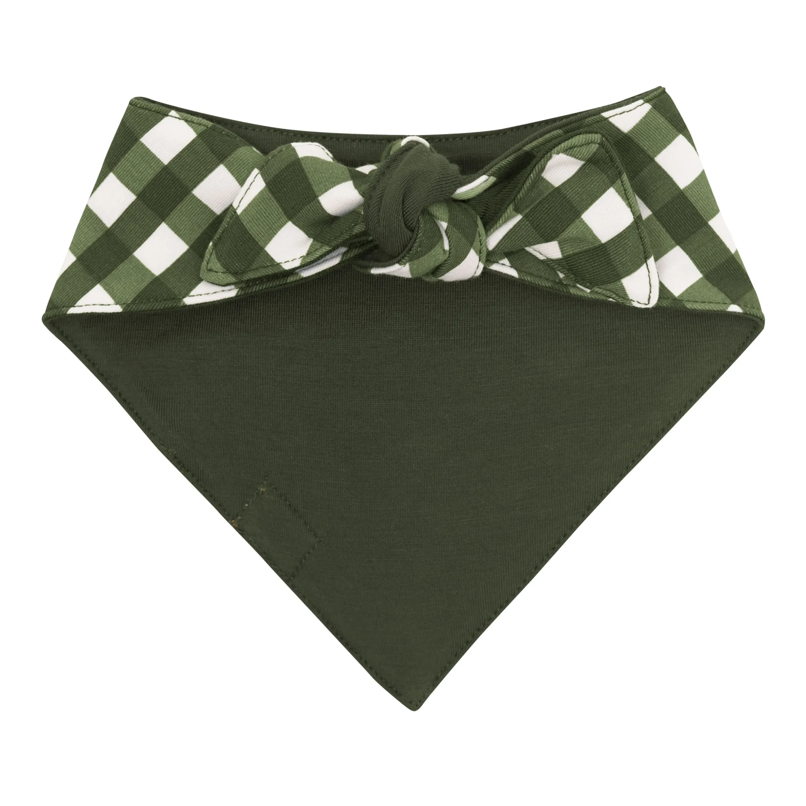 New Kyte Baby Dog Bandana in Gingham Fir