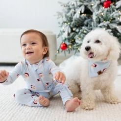 New Kyte Baby Dog Bandana in Vintage Santa