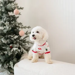 Online Kyte Baby Dog Tee in Santa Sleigh