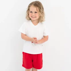 Outlet Kyte Baby Drawstring Short in Cardinal