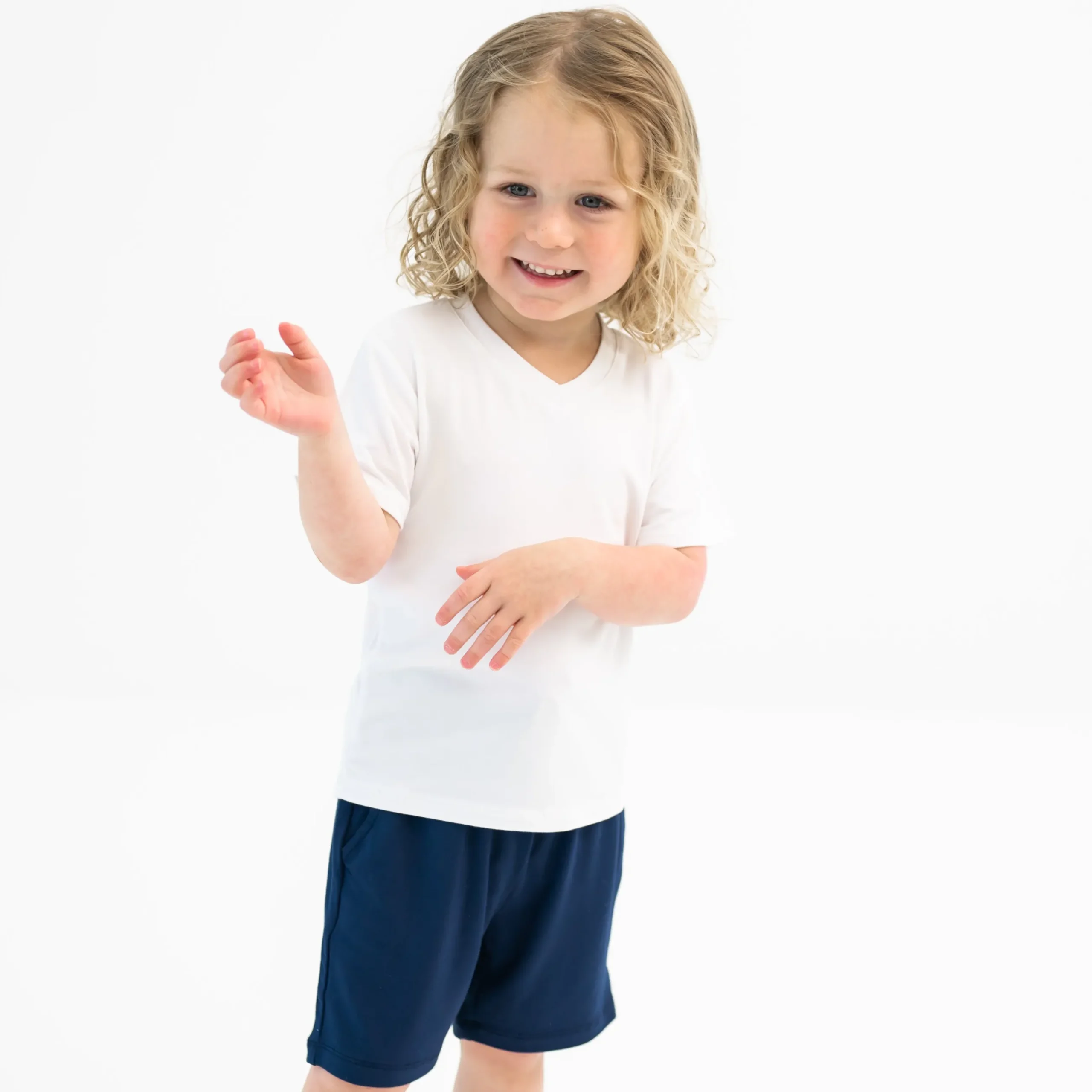 Best Kyte Baby Drawstring Short in Navy