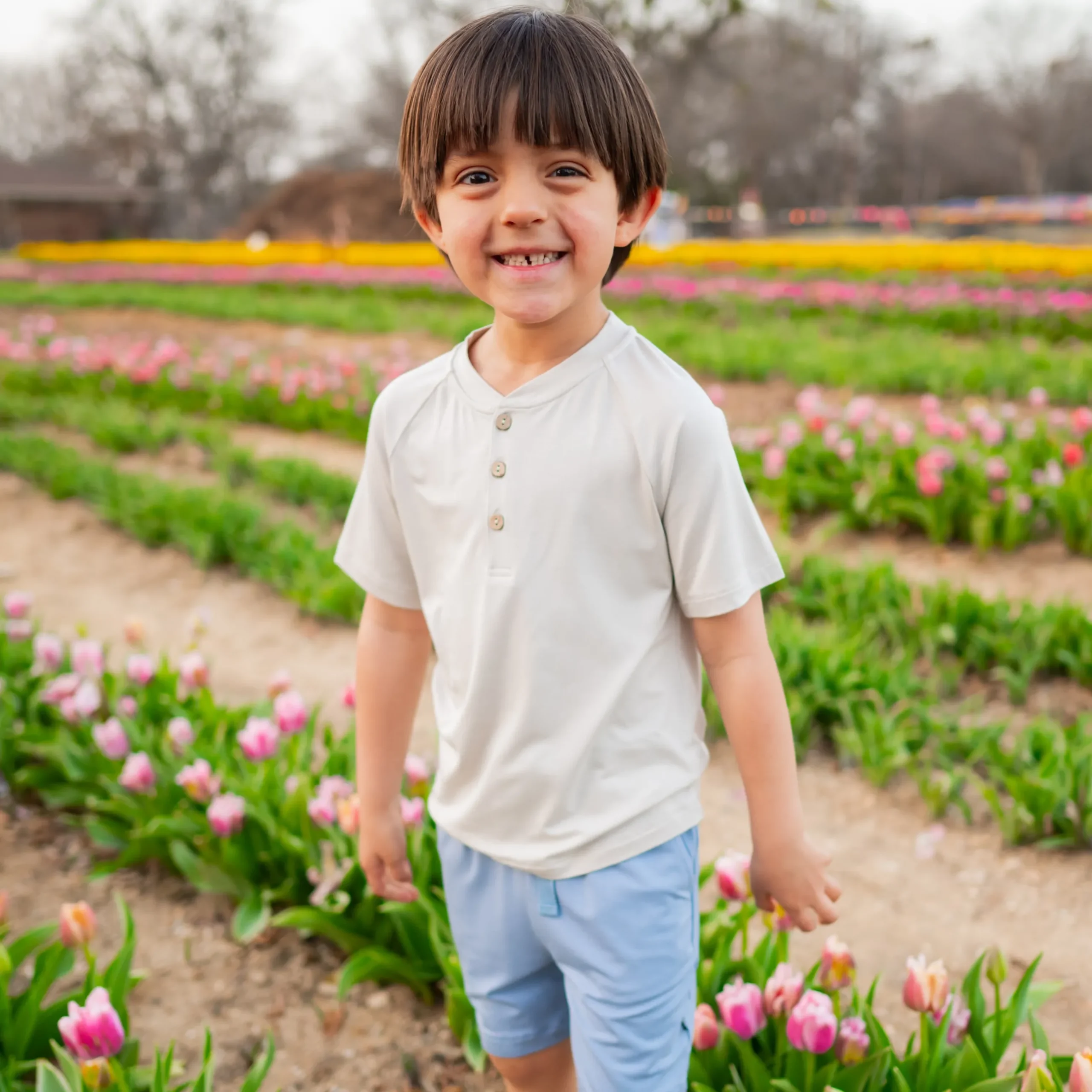 New Kyte Baby Drawstring Short in Slate