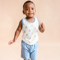 New Kyte Baby Drawstring Short in Slate