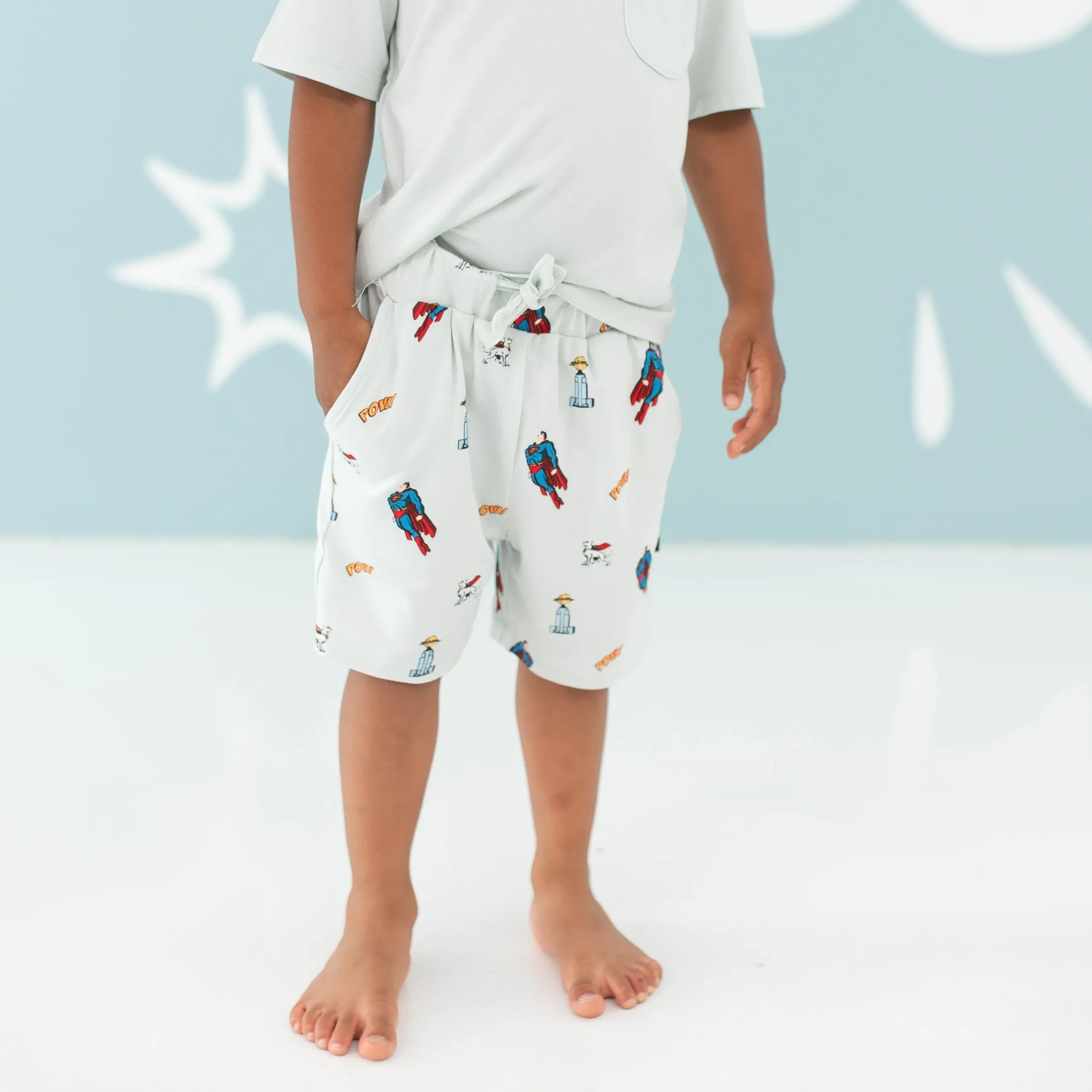 Discount Kyte Baby Drawstring Short in Superman™
