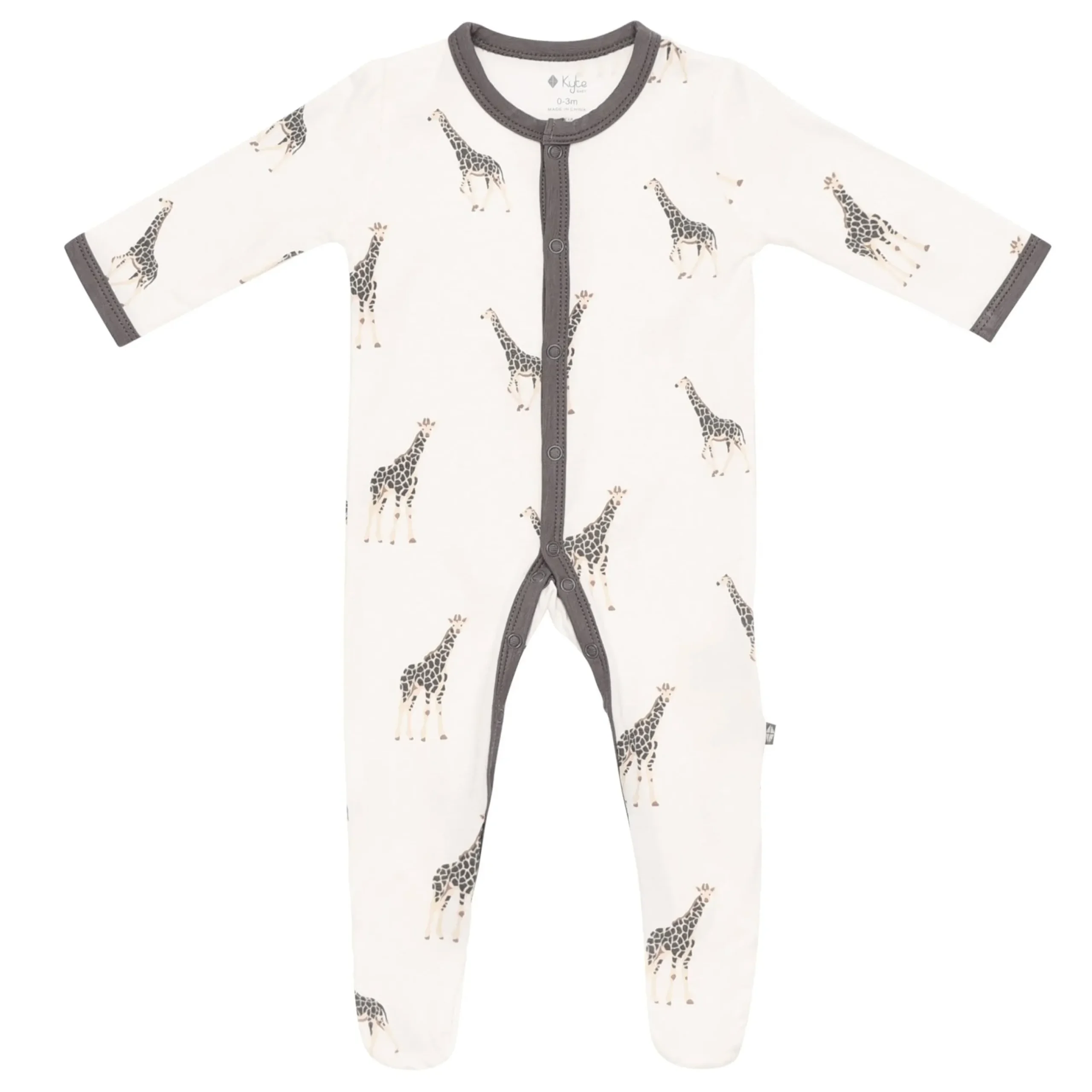Online Kyte Baby Footie in Giraffe
