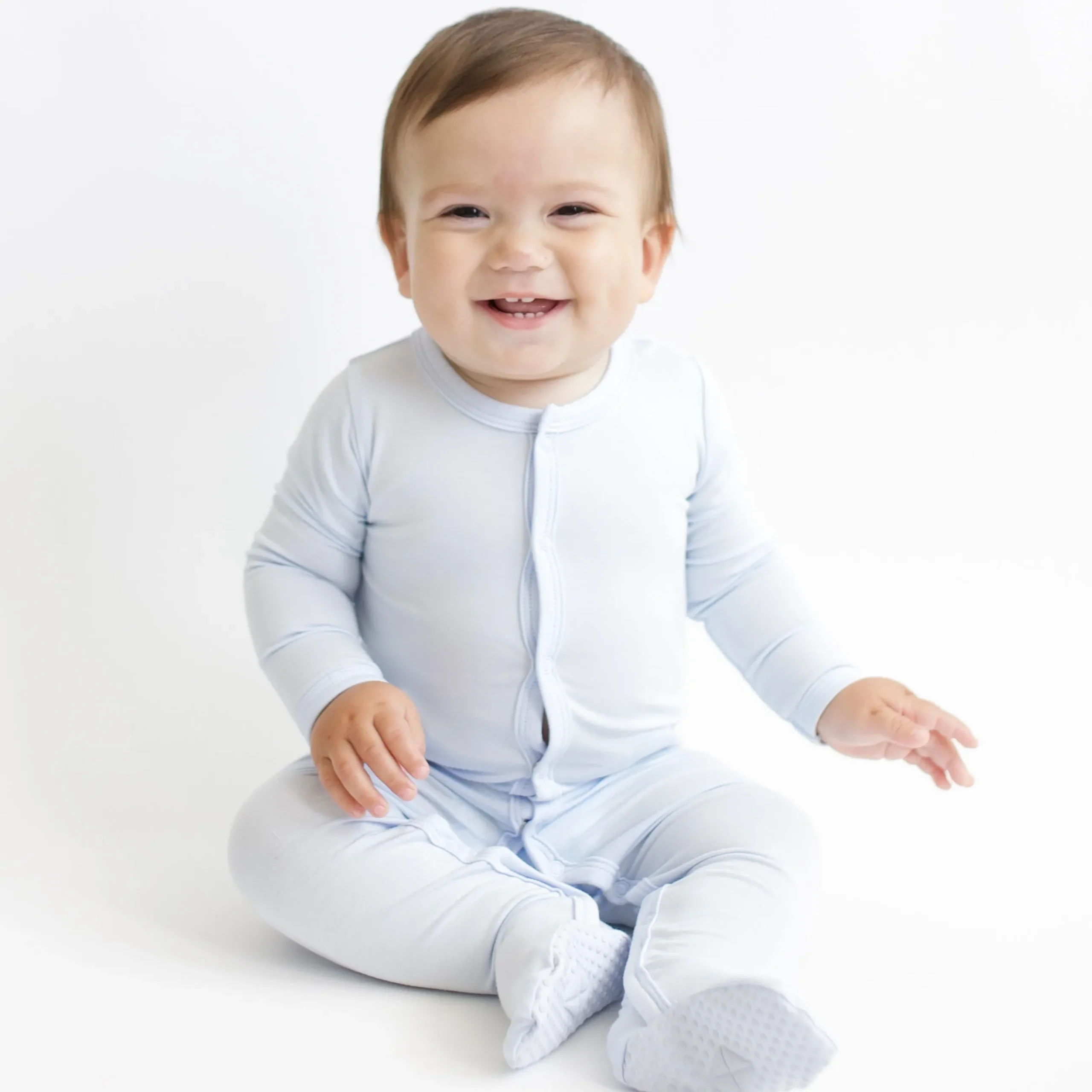 Discount Kyte Baby Footie in Mist