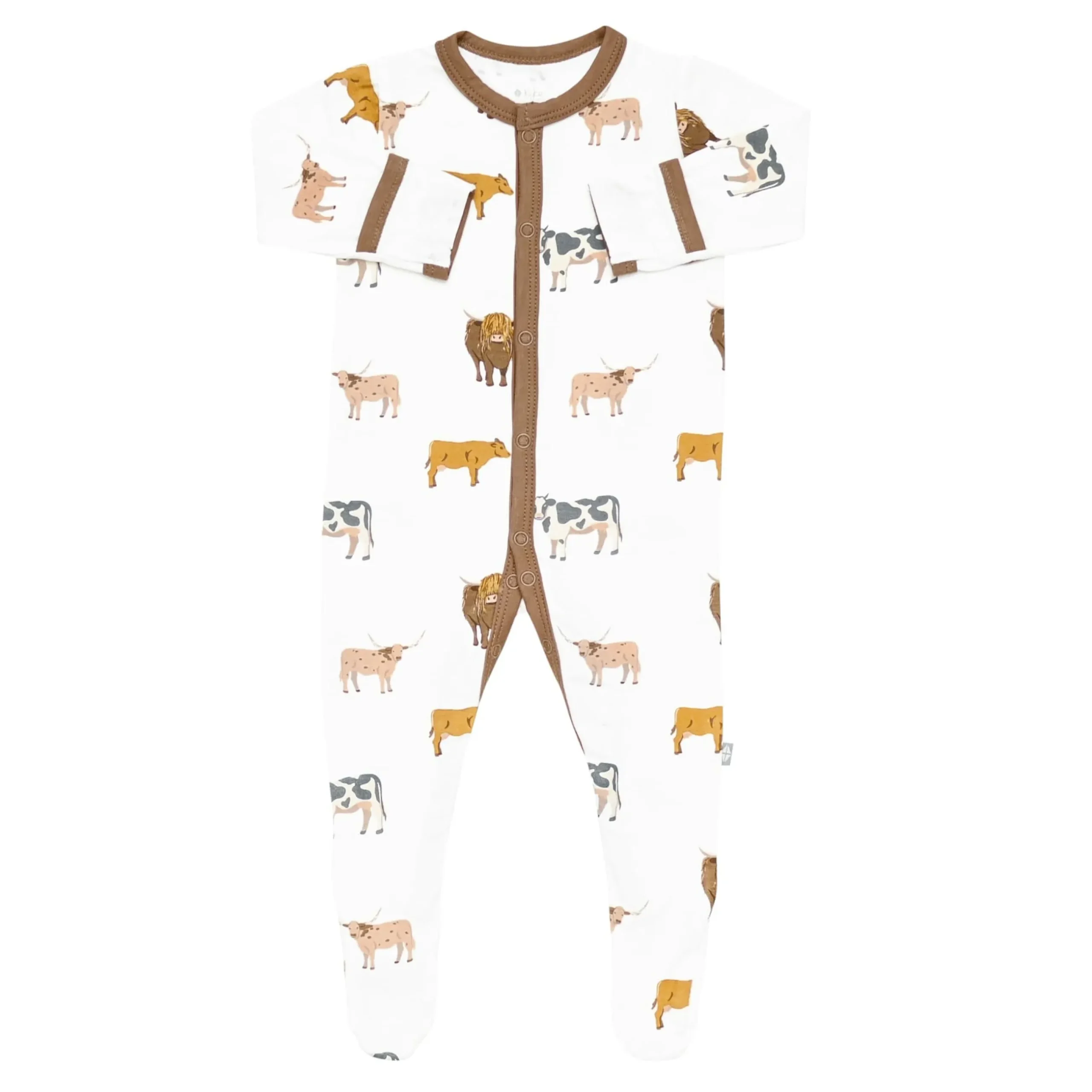 Kyte Baby Footie in Moo