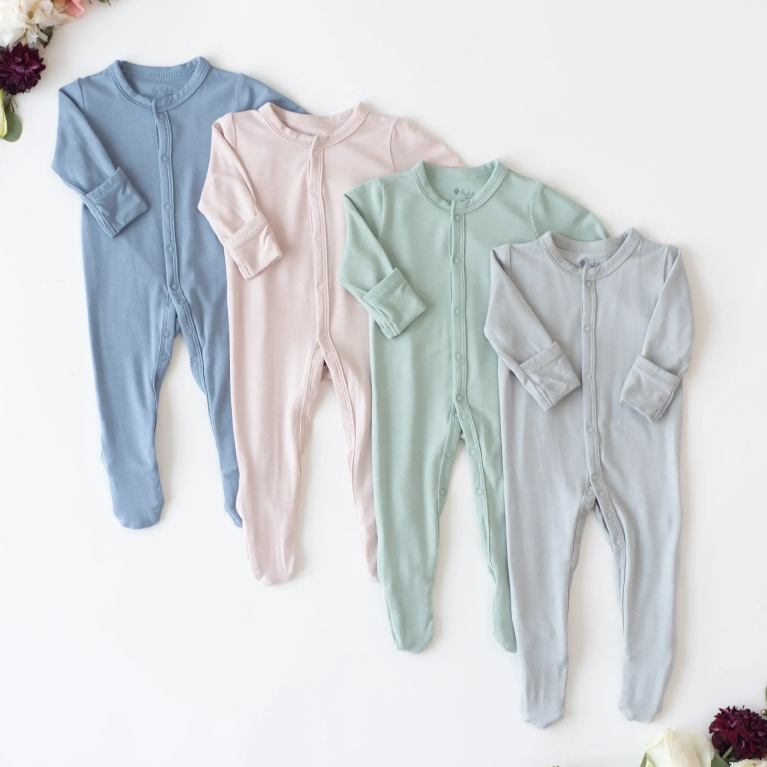 Discount Kyte Baby Footie in Sage