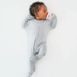 Sale Kyte Baby Footie in Storm
