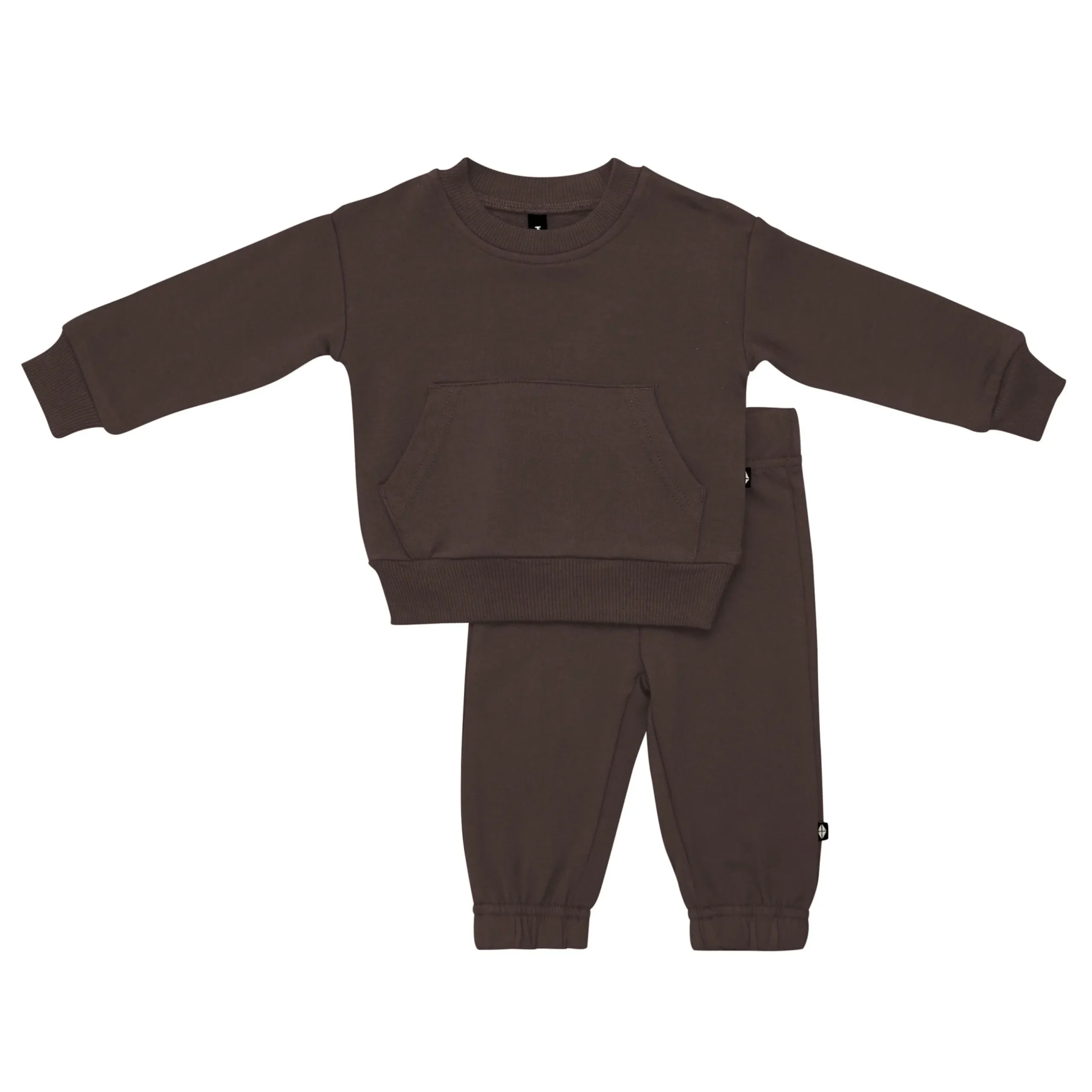 Kyte Baby French Terry Jogger Set in Espresso