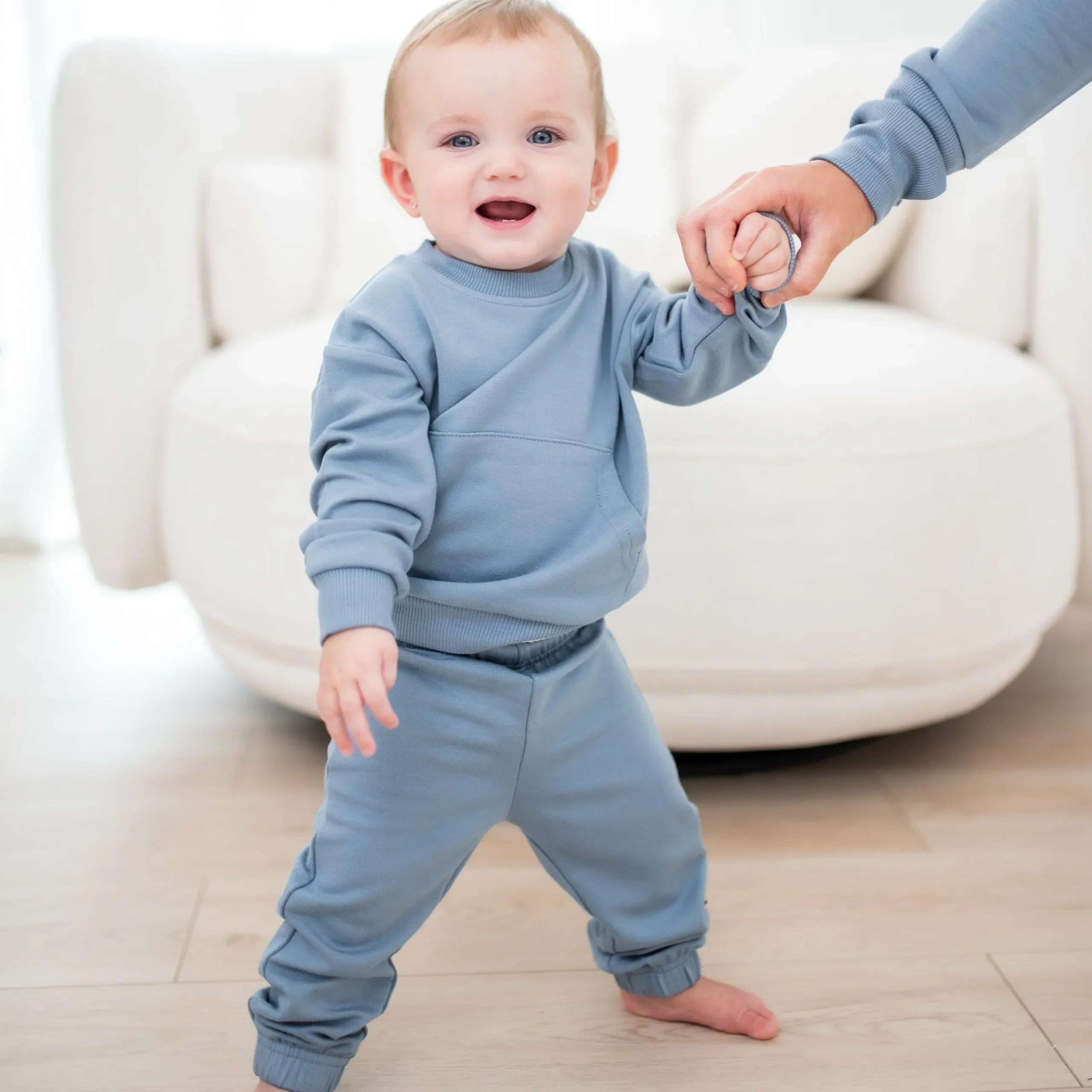 Outlet Kyte Baby French Terry Jogger Set in Slate