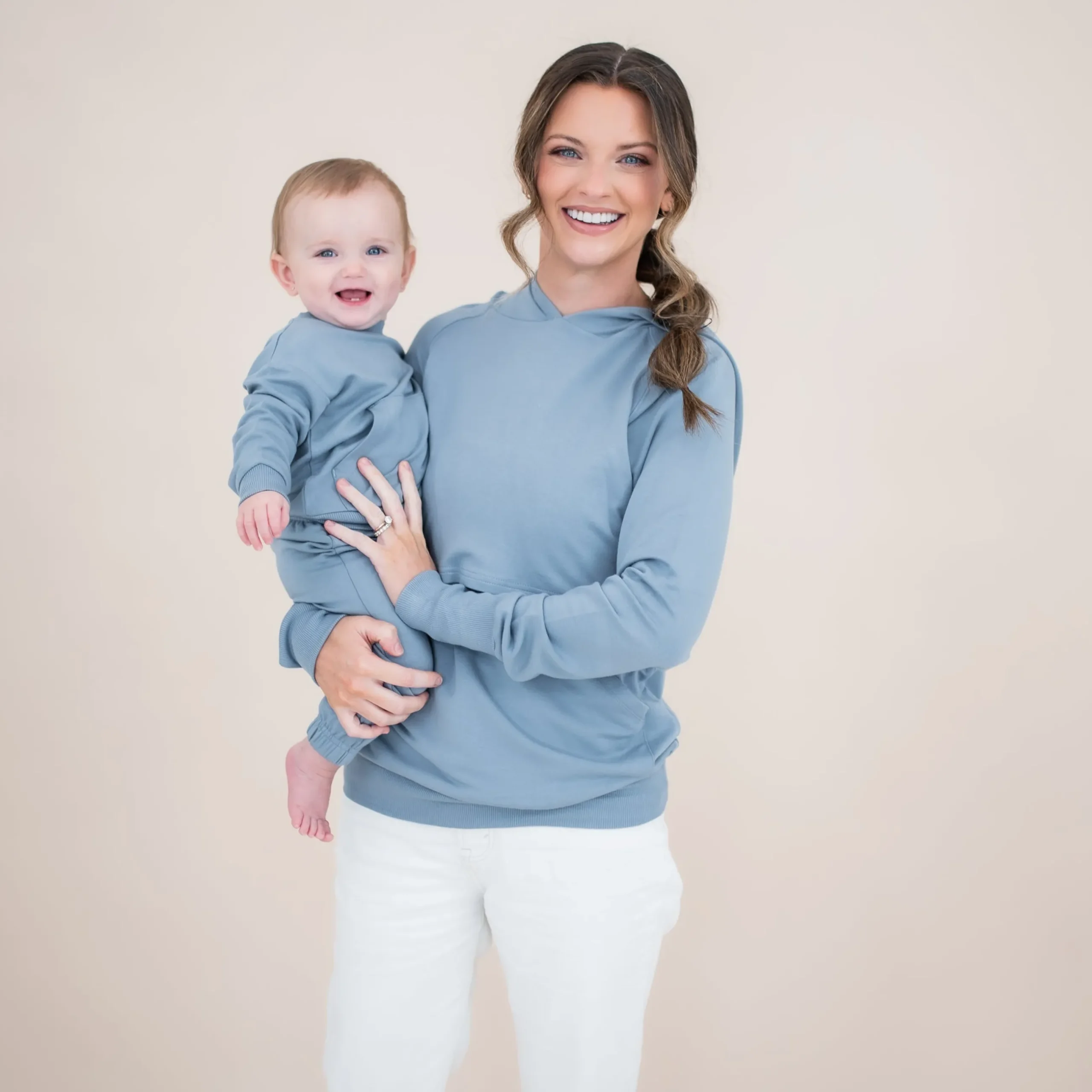 Outlet Kyte Baby French Terry Jogger Set in Slate